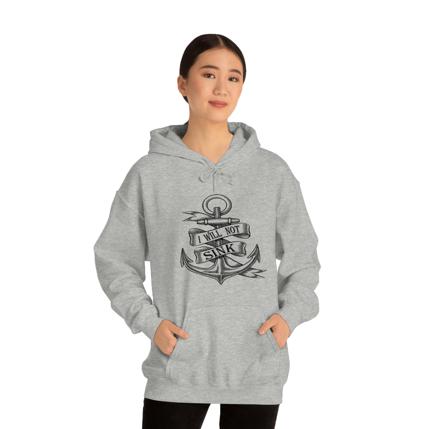 I Will Not Sink - Unisex Heavy Blend™ Hooded Sweatshirt