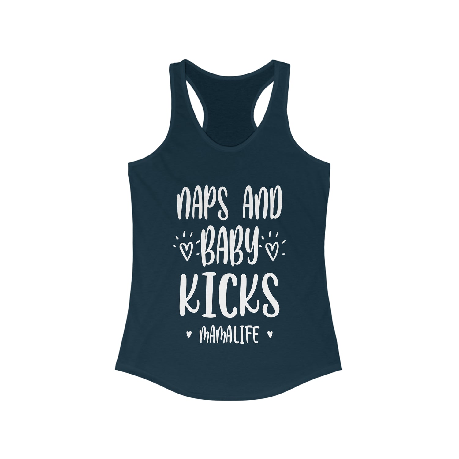 Naps & Baby Kicks - Racerback Tank Top