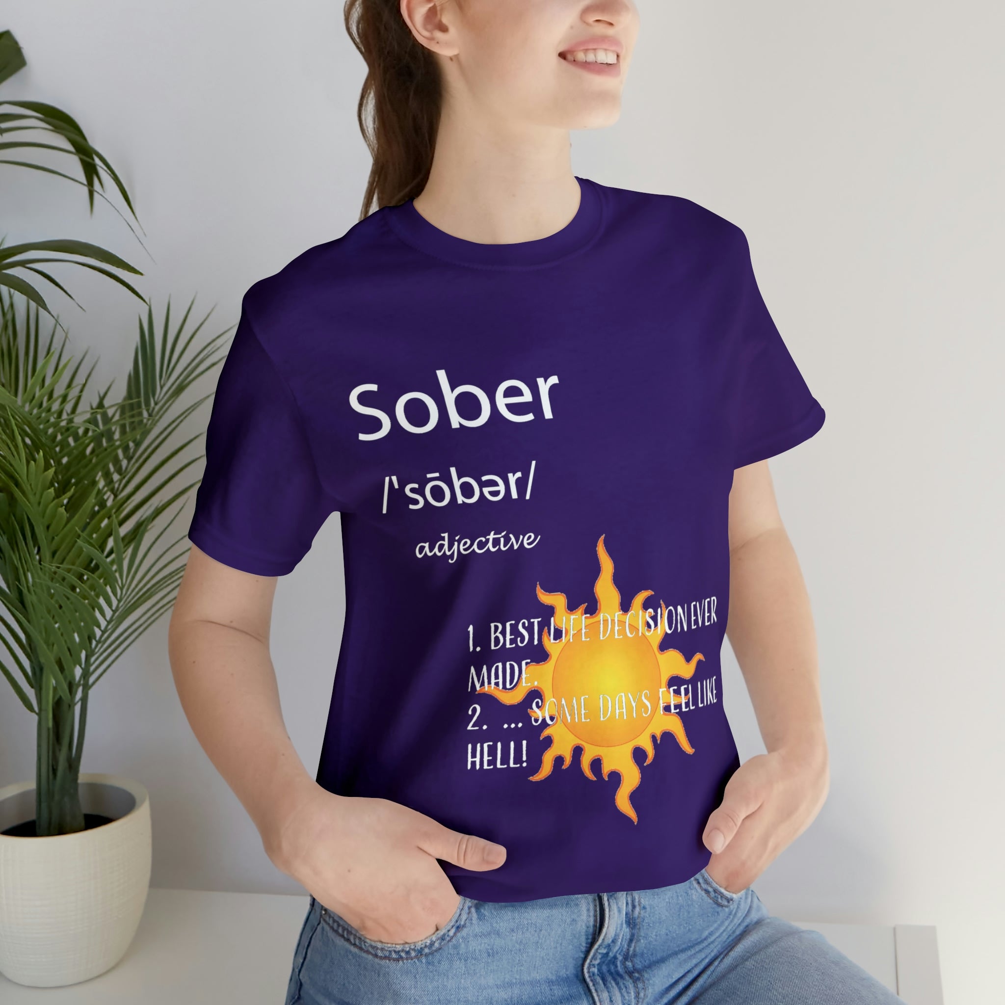 Sober - Unisex Jersey Short Sleeve Tee