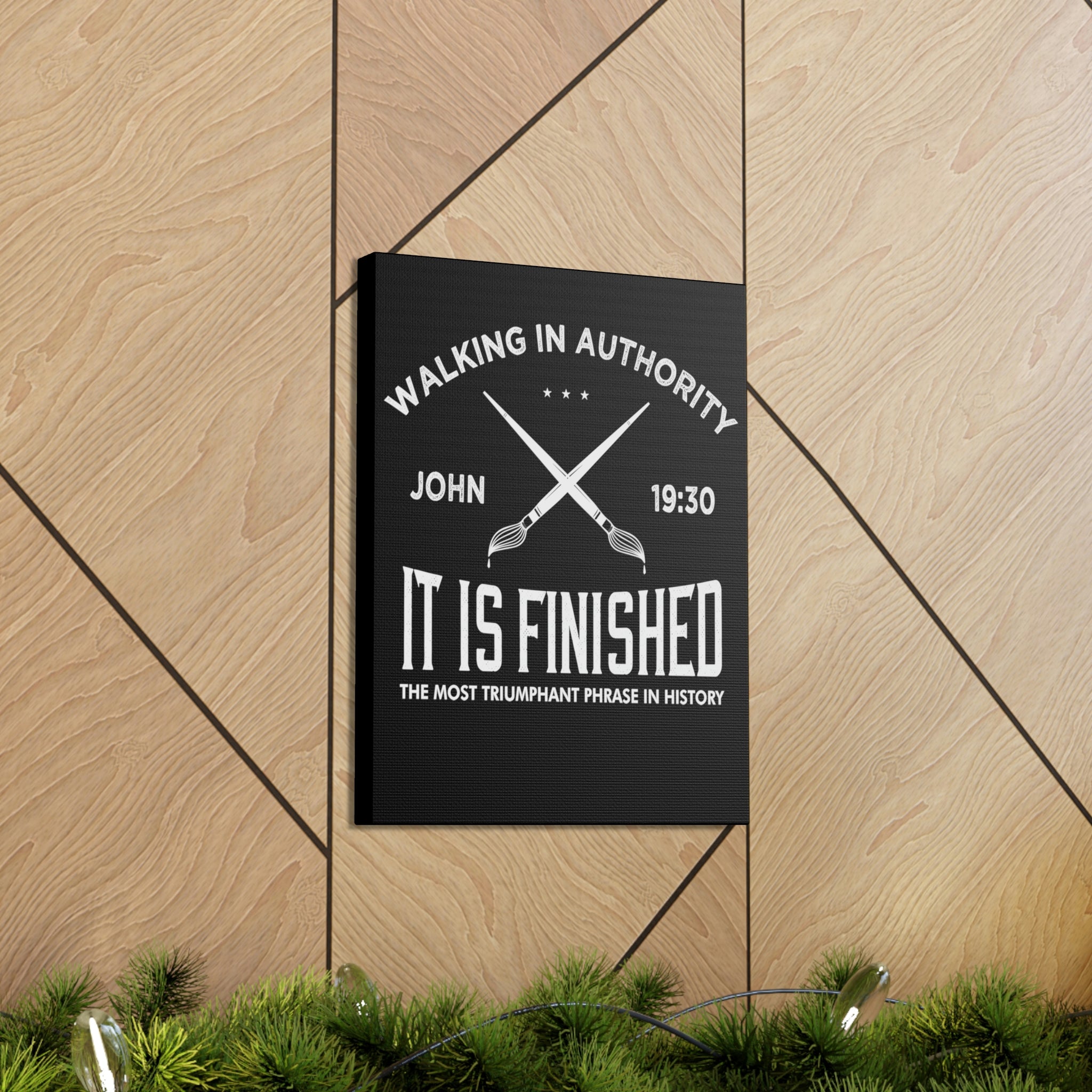 John 19:30 It Is Finished - Canvas Print