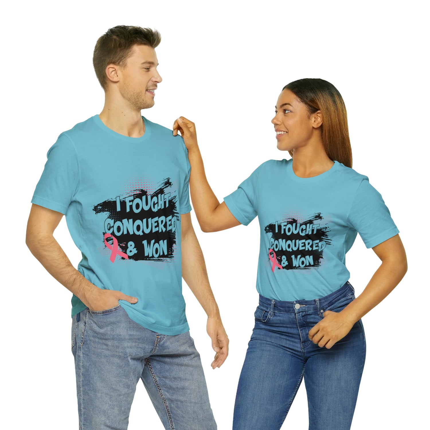 I Fought Conquered & Won - Unisex Jersey Short Sleeve Tee