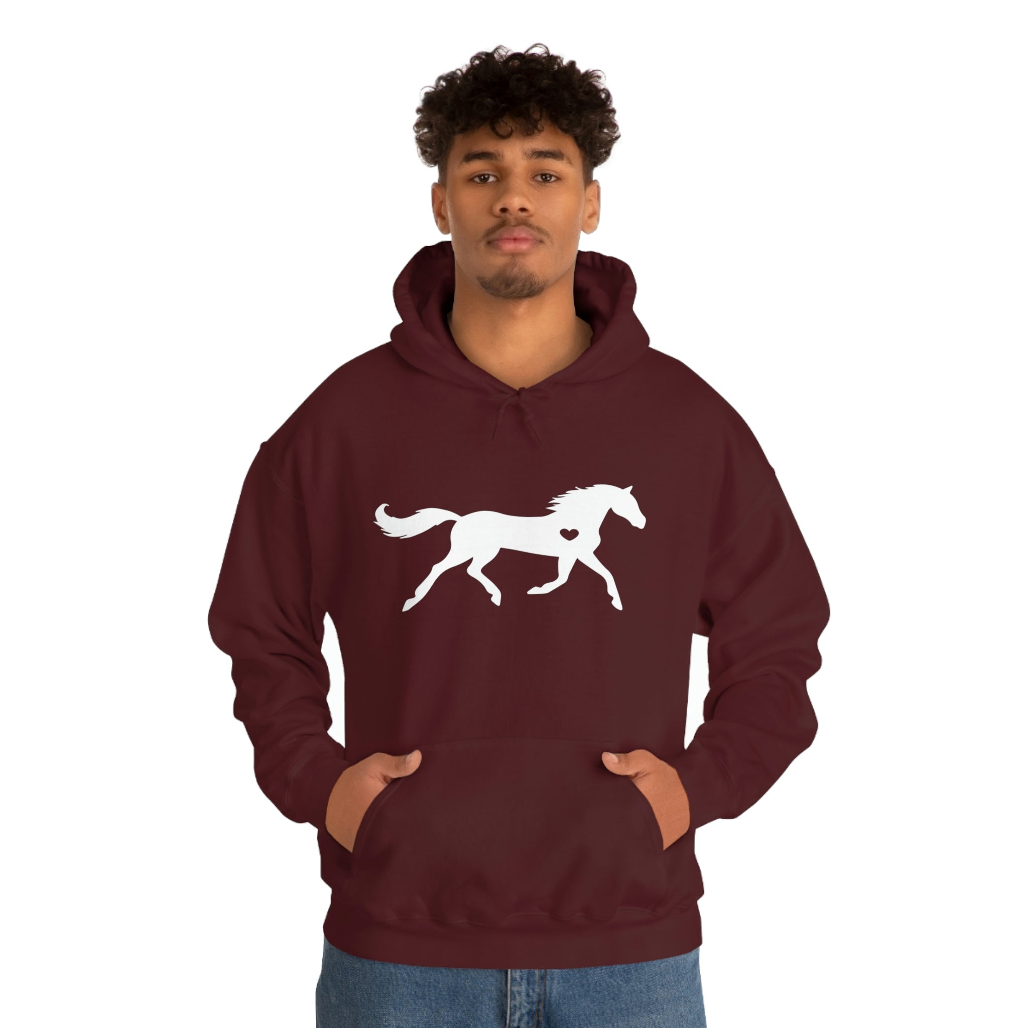 Horse Heart - Unisex Heavy Blend™ Hooded Sweatshirt