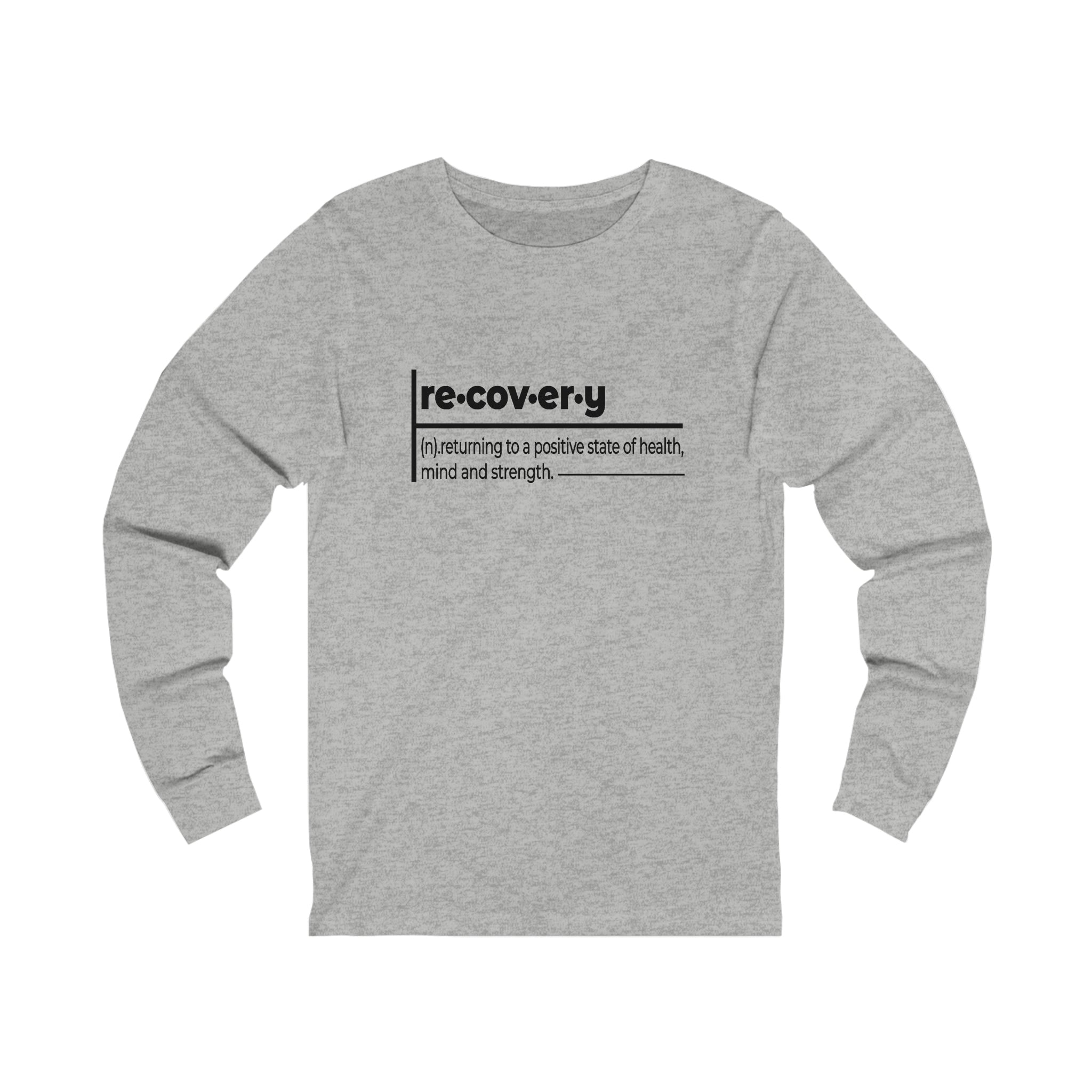 Recovery Definition - Unisex Jersey Long Sleeve Tee