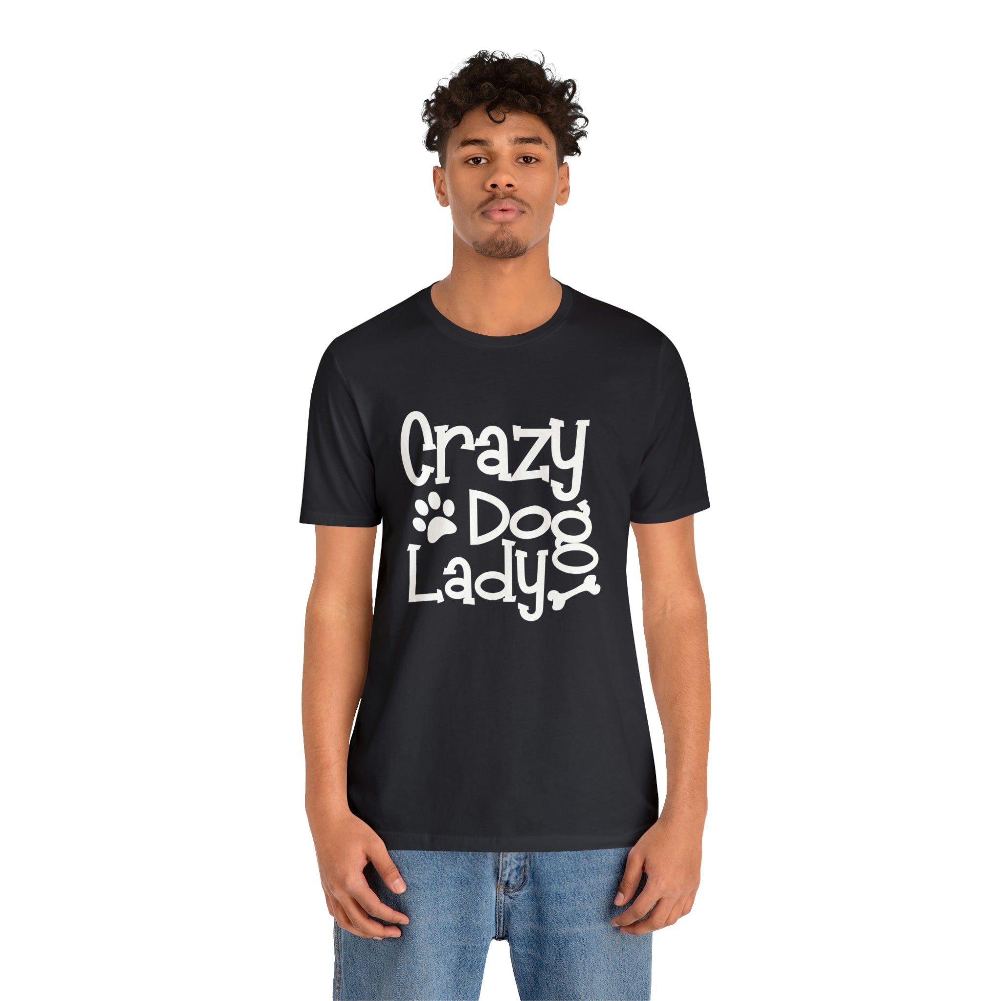 Crazy Dog Lady - Unisex Jersey Short Sleeve Tee
