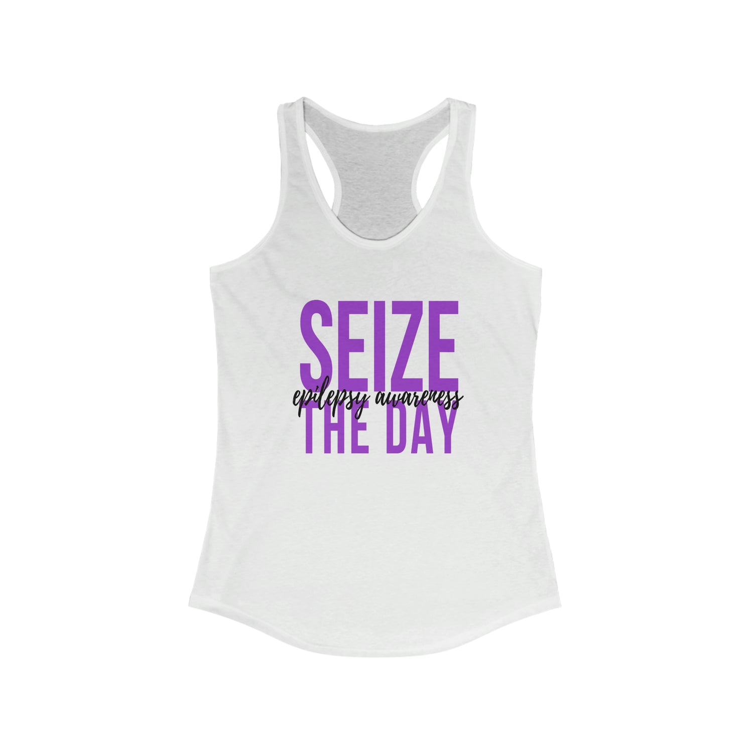 Seize The Day Epilepsy Awareness - Racerback Tank Top