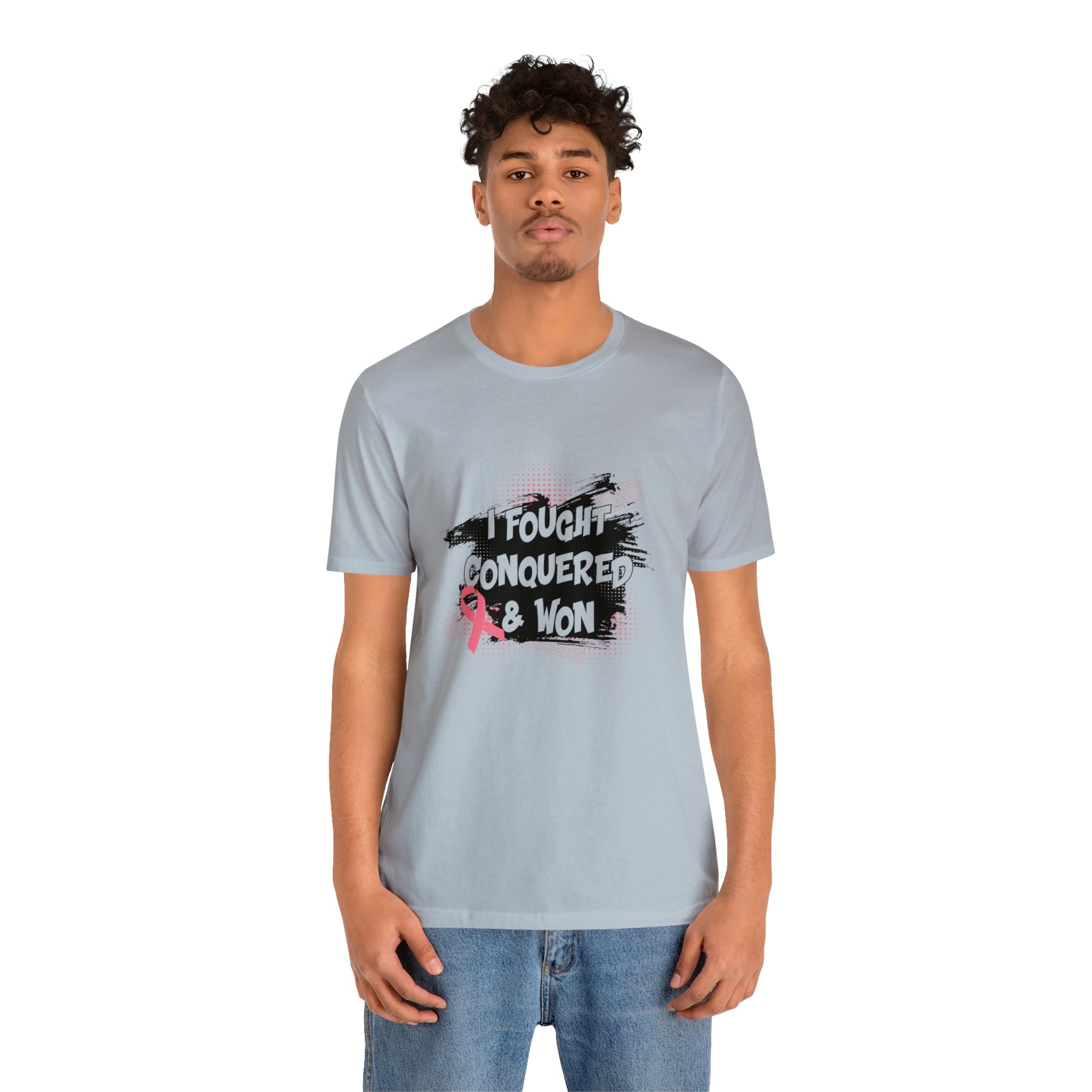 I Fought Conquered & Won - Unisex Jersey Short Sleeve Tee