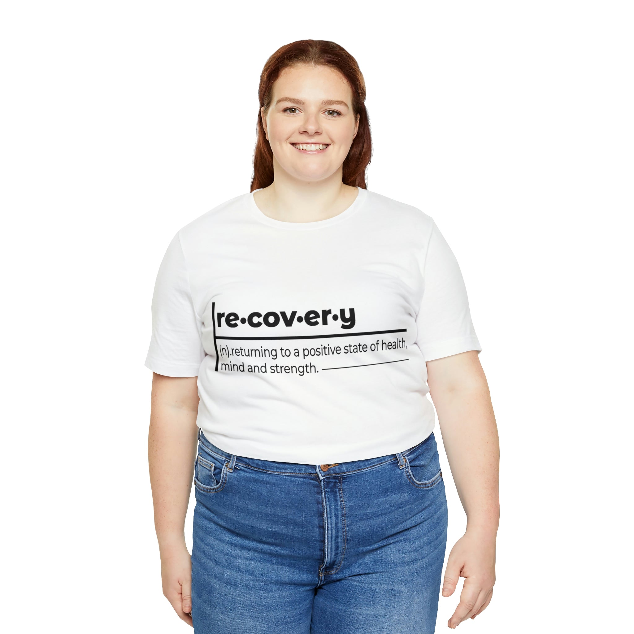 Recovery Definition - Unisex Jersey Short Sleeve Tee