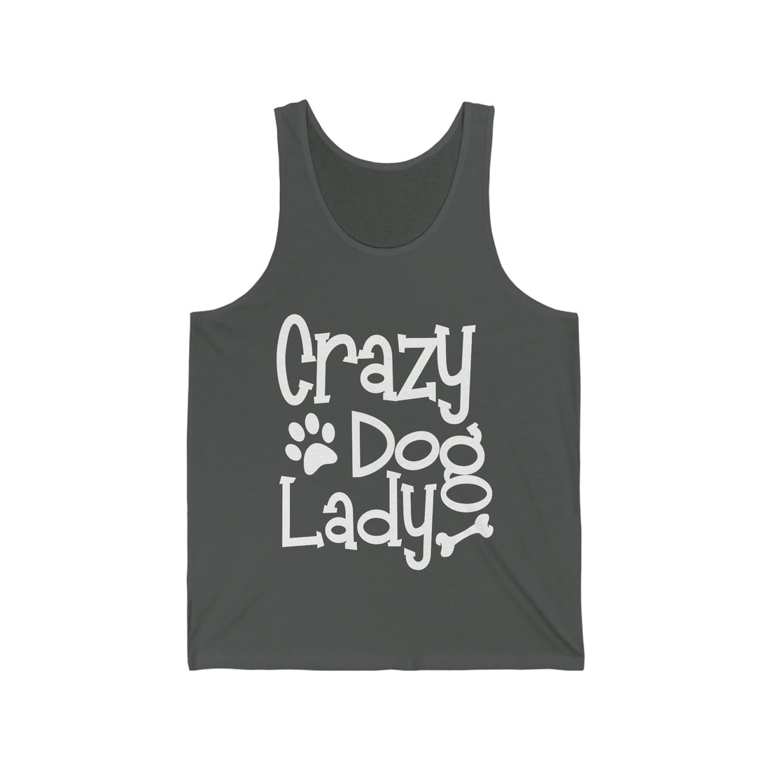 Crazy Dog Lady - Unisex Jersey Tank Top
