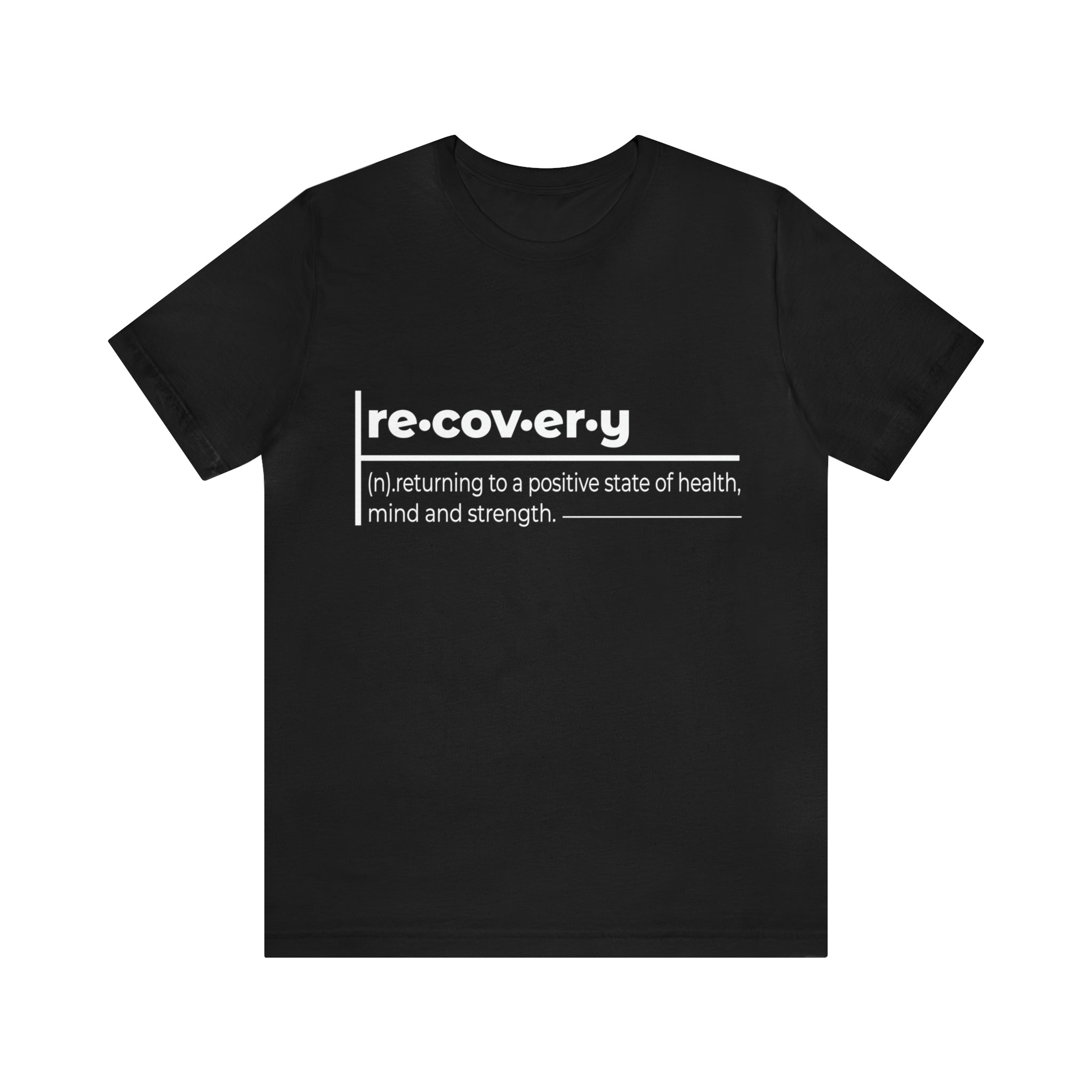 Recovery Definition - Unisex Jersey Short Sleeve Tee