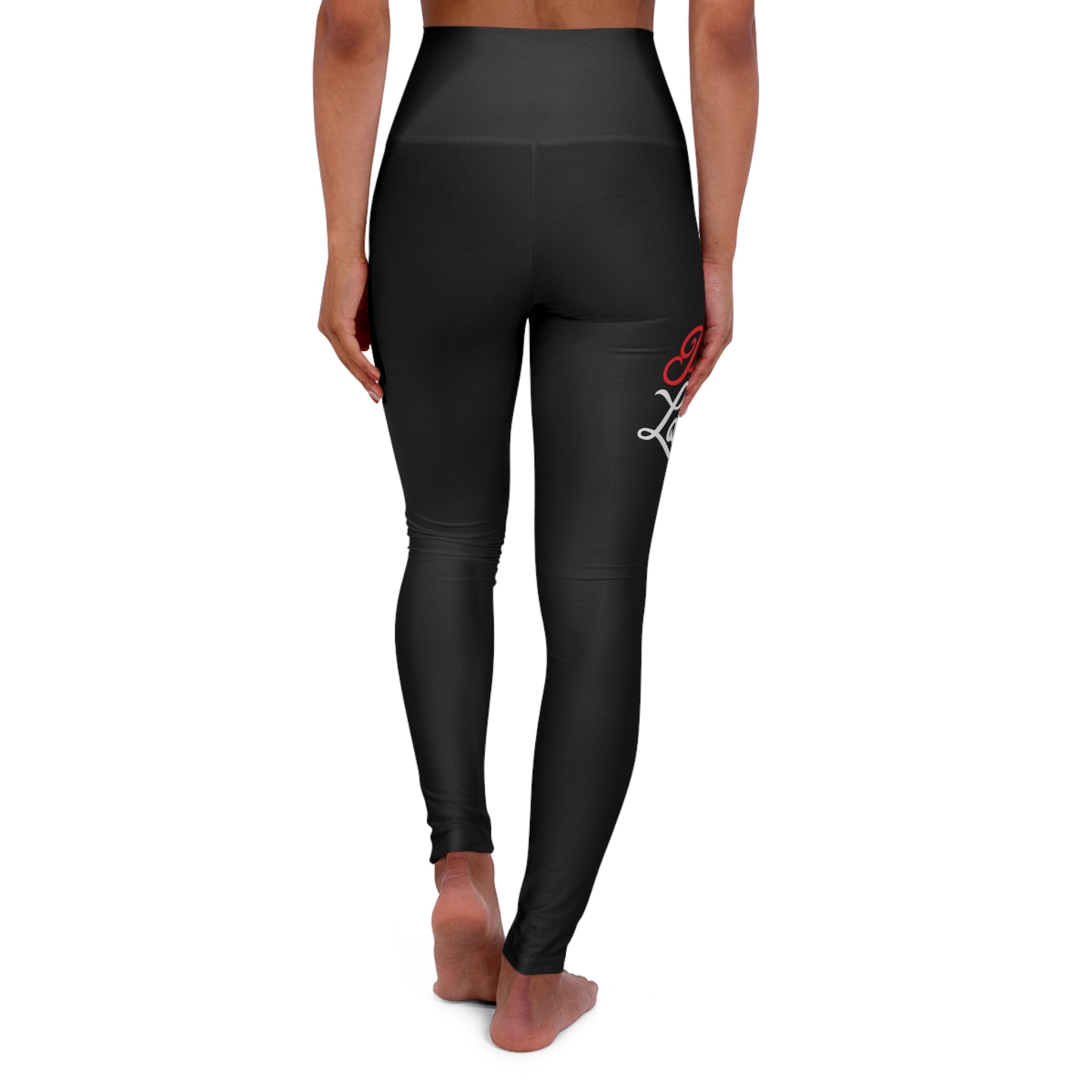 Pet Lovers - Black High Waisted Yoga Leggings