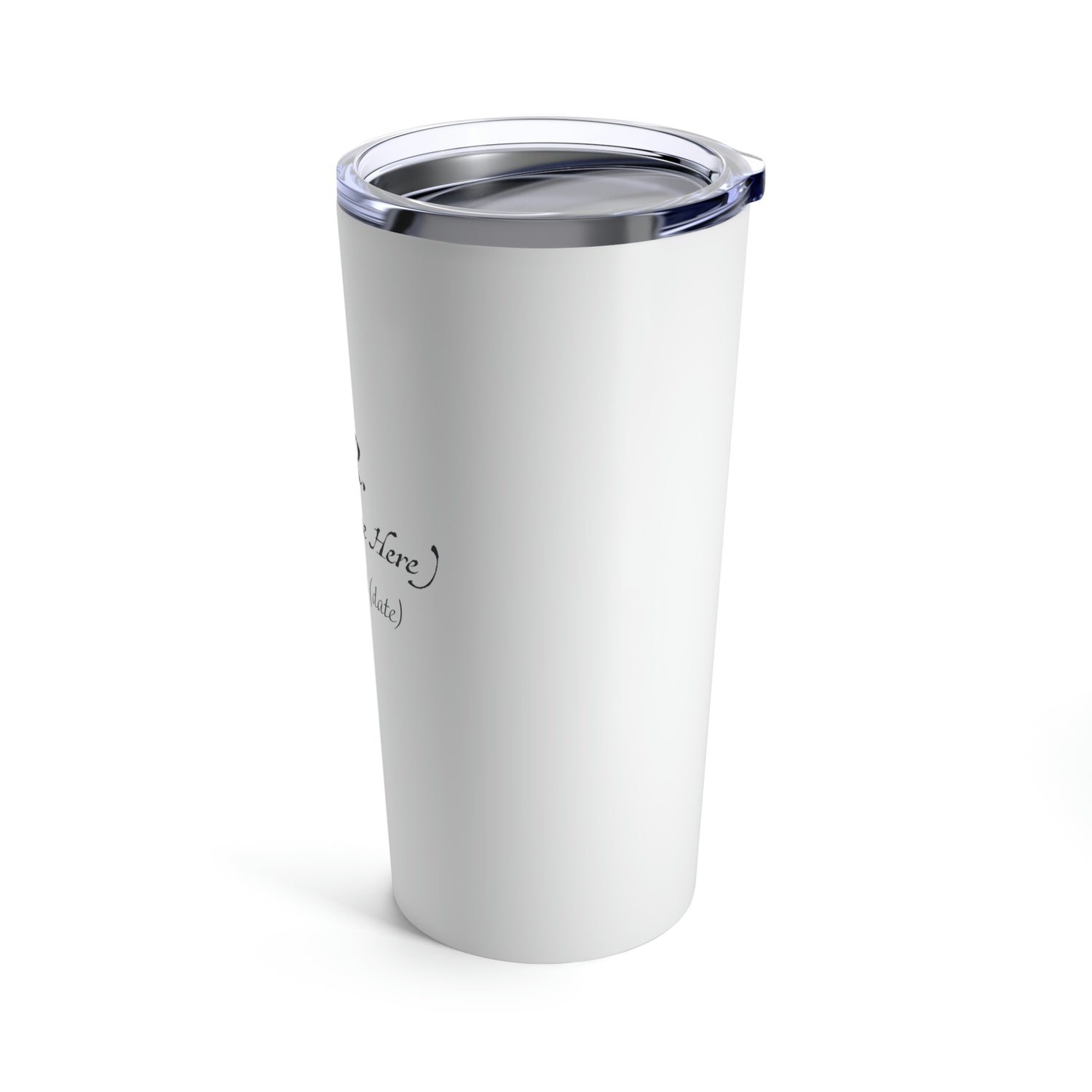 Mr. Established Wedding Date  & Name Customizable - Tumbler 20oz