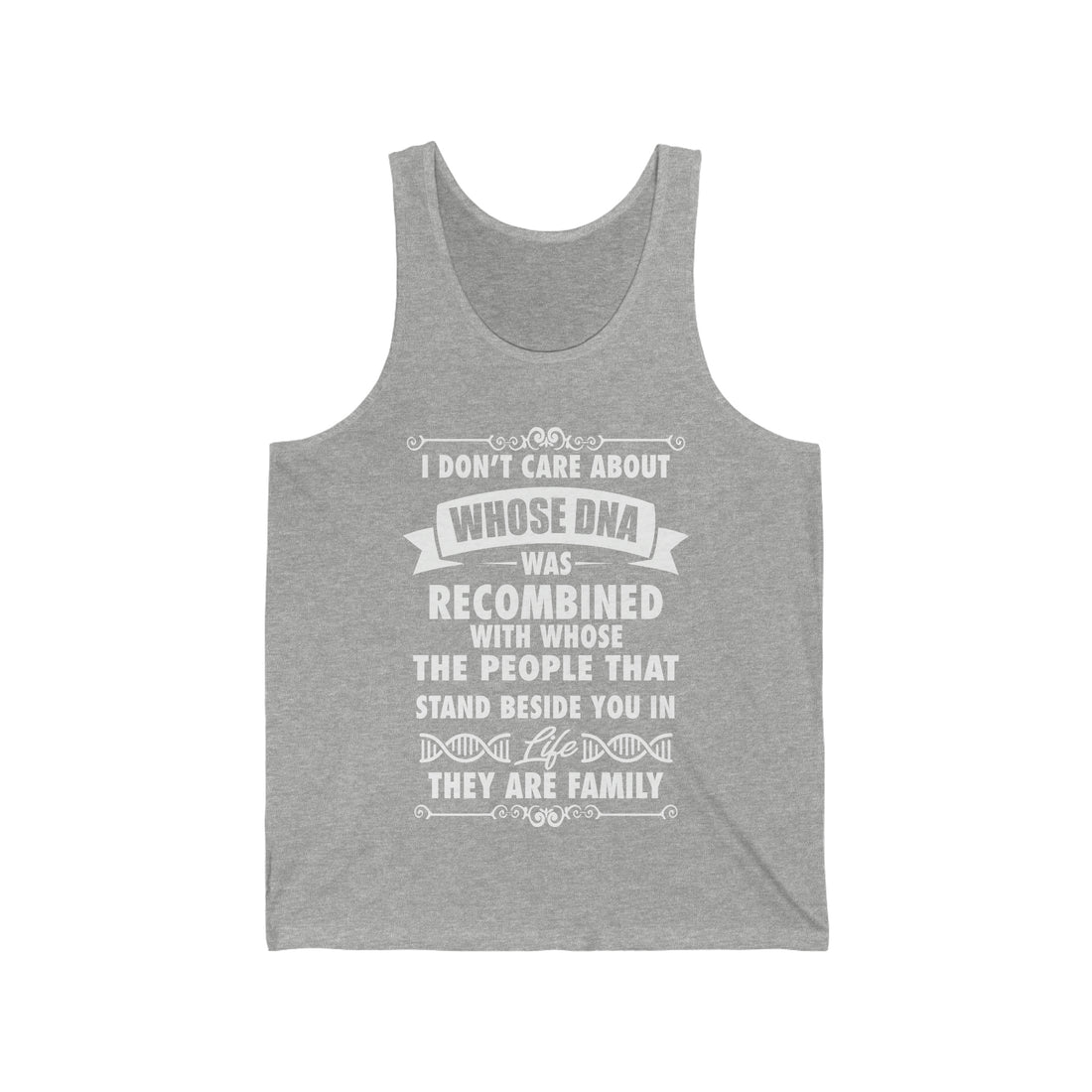 People That Stand Beside You Are Family - Unisex Jersey Tank Top