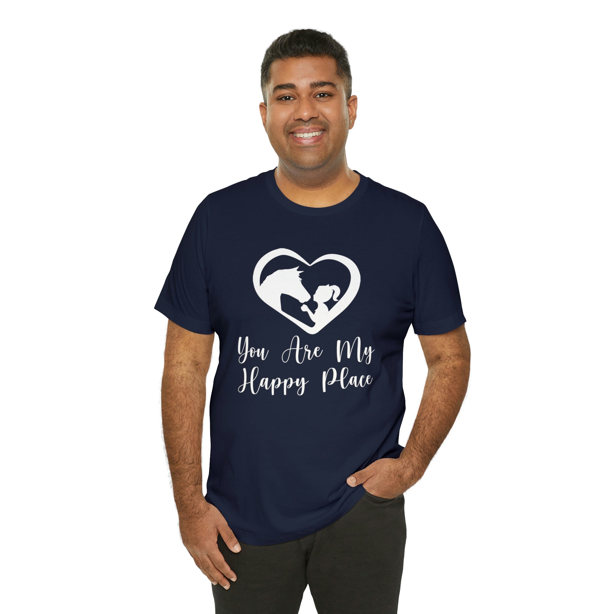 You Are My Happy Place - Unisex Jersey Short Sleeve Tee