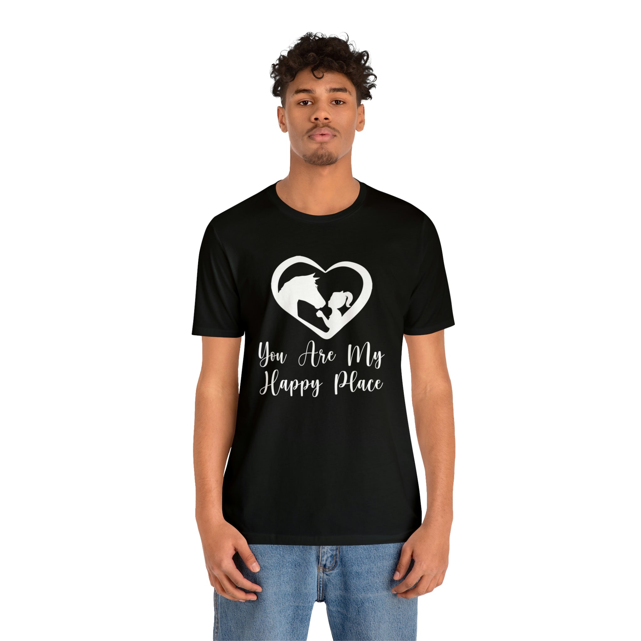 You Are My Happy Place - Unisex Jersey Short Sleeve Tee