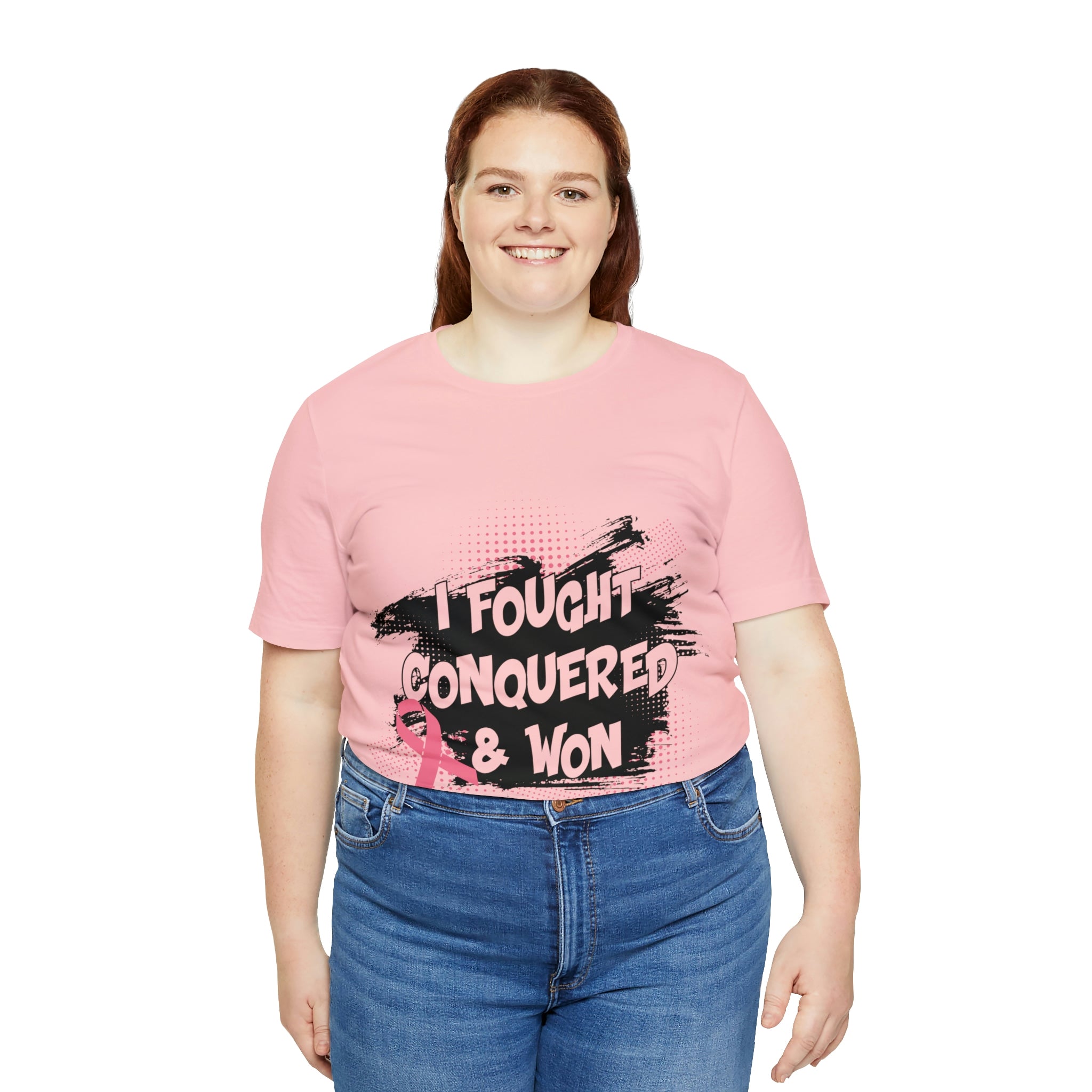I Fought Conquered & Won - Unisex Jersey Short Sleeve Tee