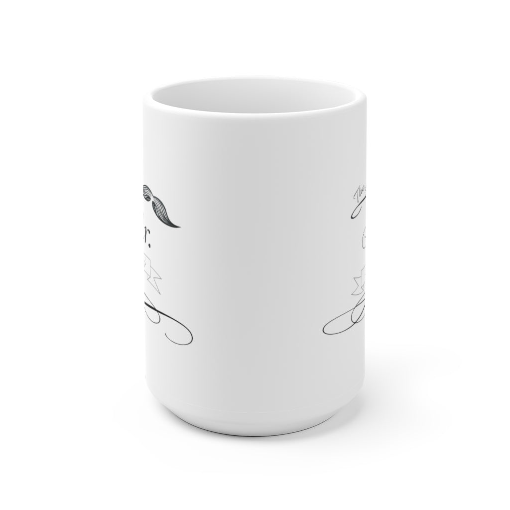The Mr. Established Wedding Date Customizable - White Ceramic Mug 2 sizes Available