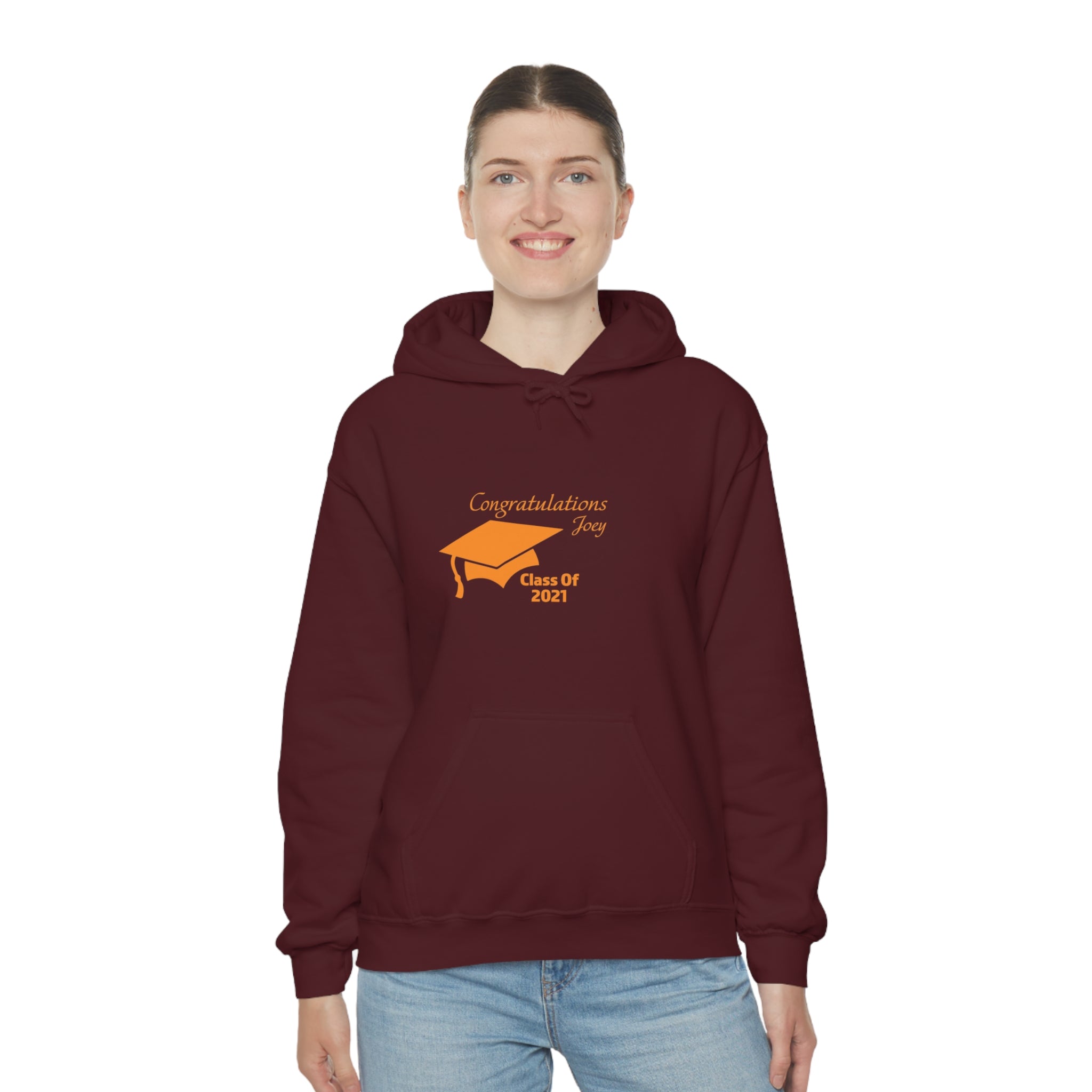Congratulations With Year & Name Customizable - Unisex Heavy Blend™ Hooded Sweatshirt