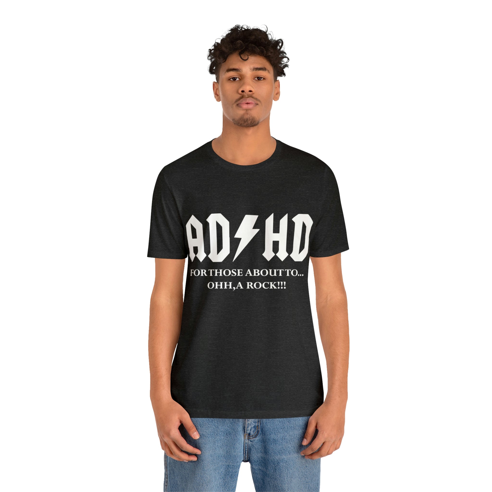 ADHD Look A Rock - Unisex Jersey Short Sleeve Tee