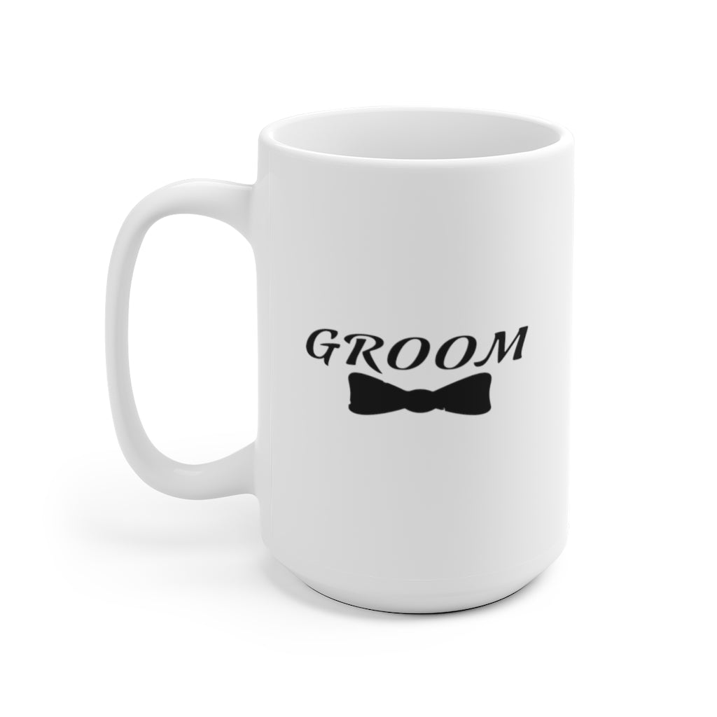 Groom - White Ceramic Mug 2 sizes Available