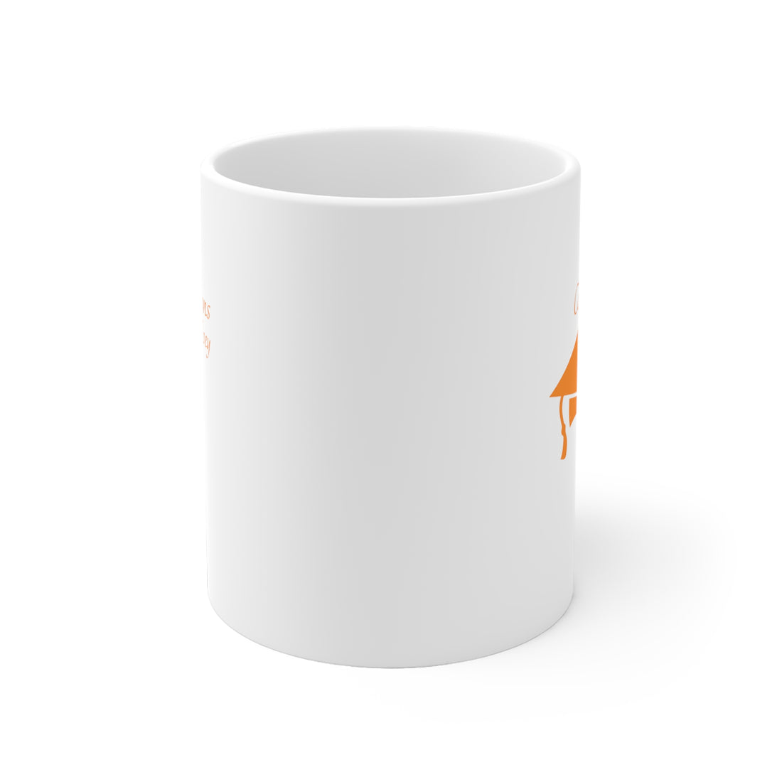 Congratulations With Year &amp; Name Customizable - White Ceramic Mug 2 sizes Available