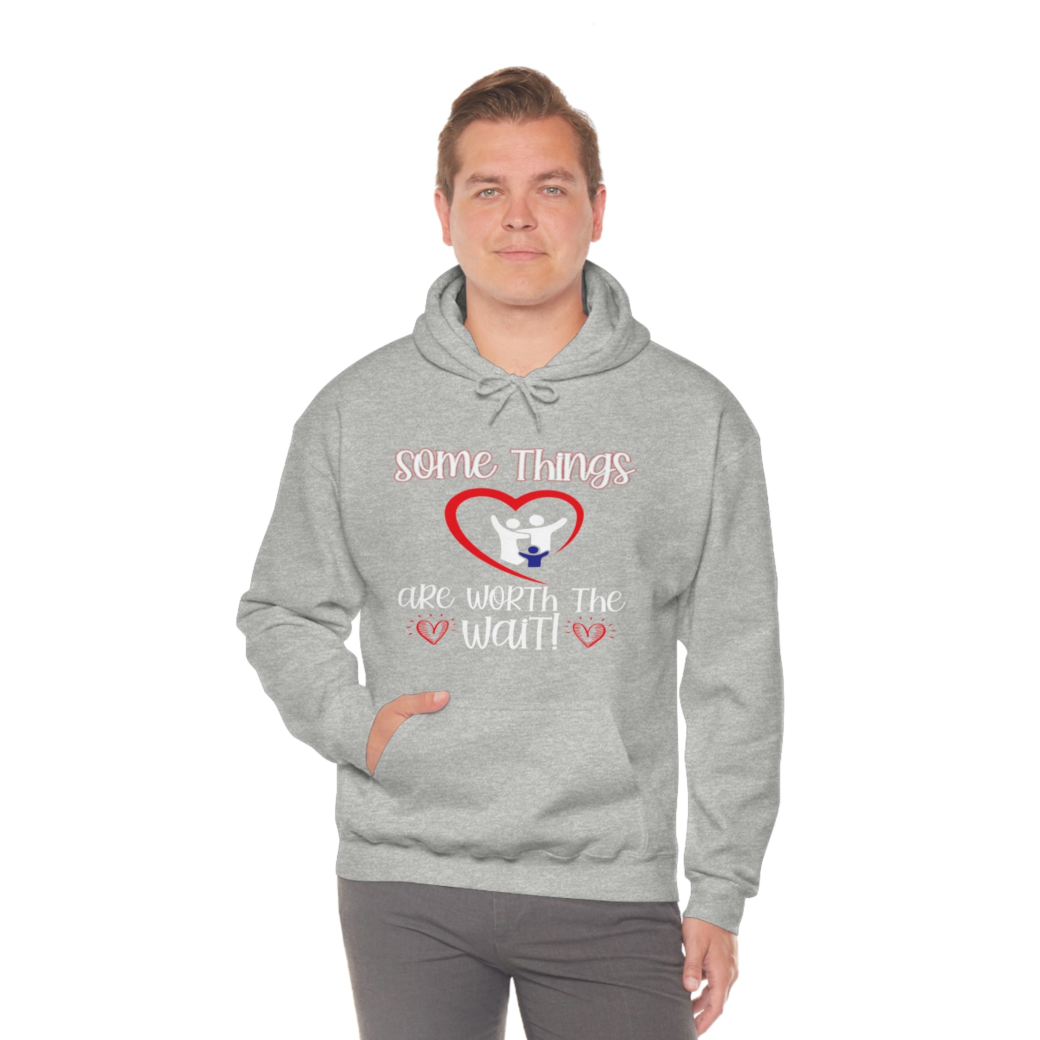 Some Things Are Worth The Wait - Unisex Heavy Blend™ Hooded Sweatshirt