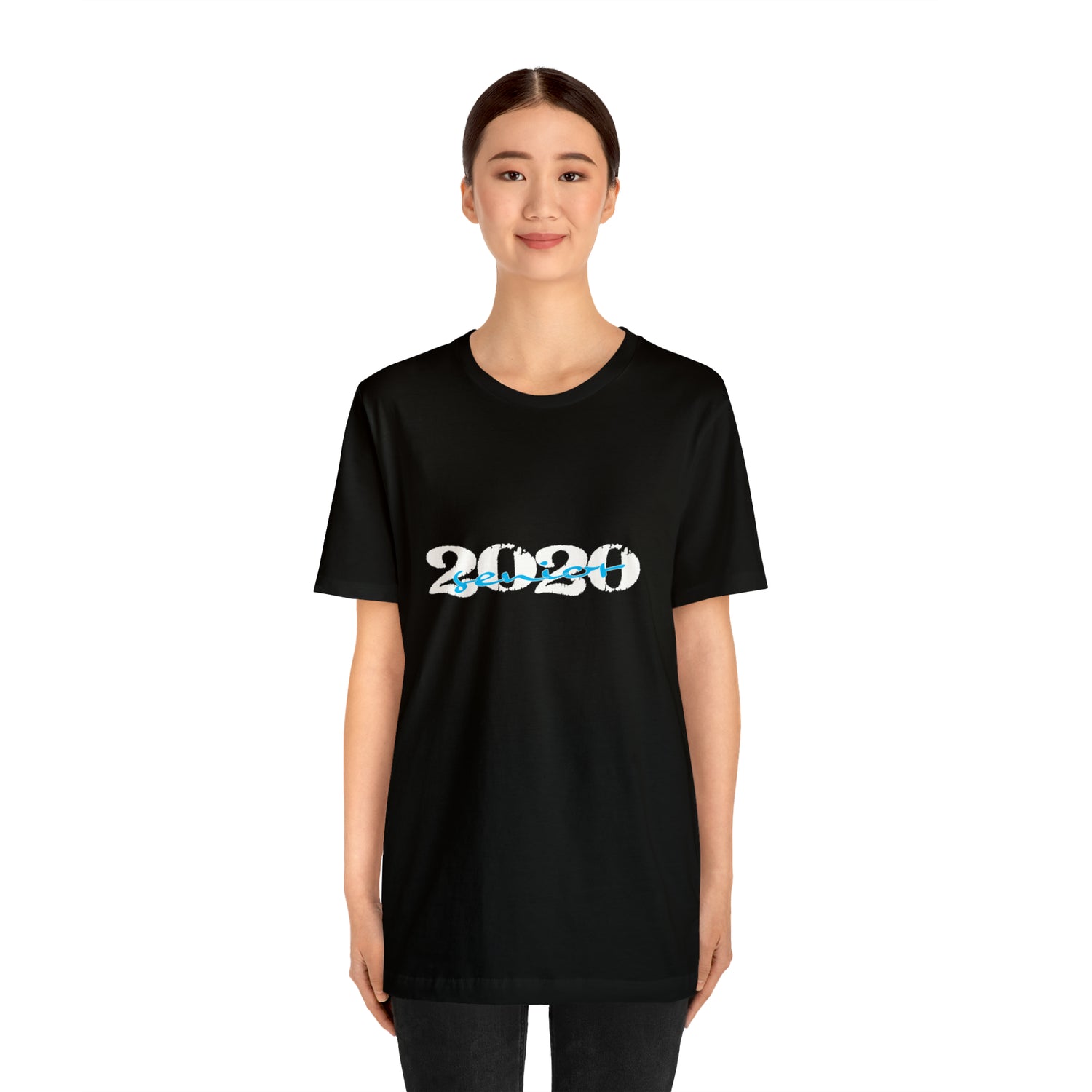 Senior With Class Year Customizable - Unisex Jersey Short Sleeve Tee