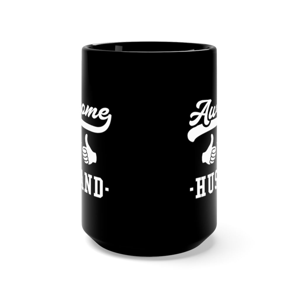 Awesome Husband - Large 15oz Black Mug