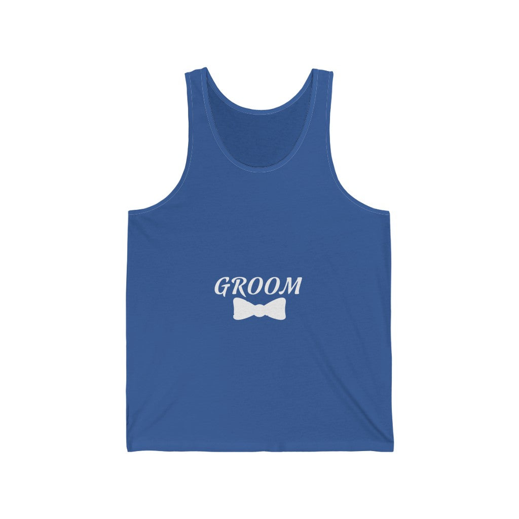 Groom - Unisex Jersey Tank Top