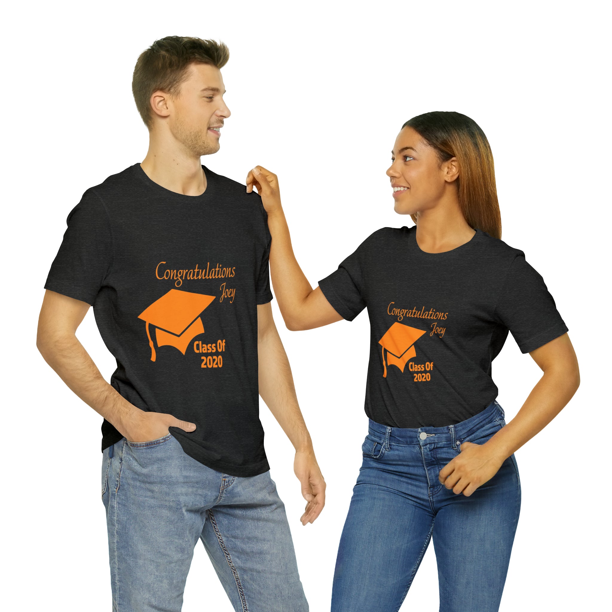 Congratulations With Year & Name Customizable - Unisex Jersey Short Sleeve Tee