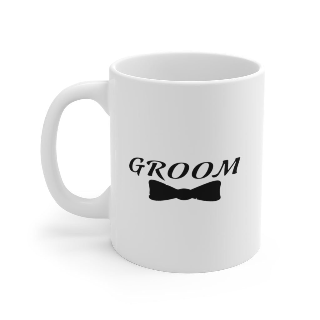 Groom - White Ceramic Mug 2 sizes Available
