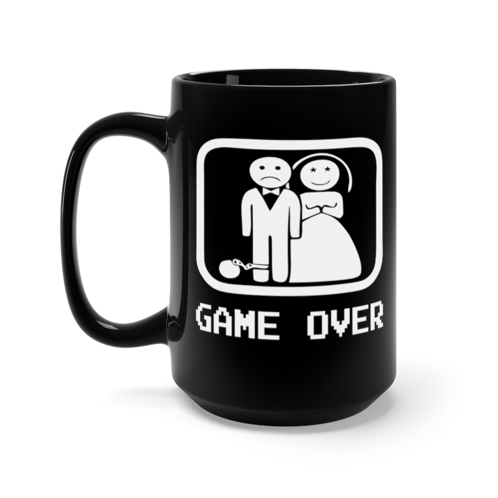 Game Over - Large 15oz Black Mug