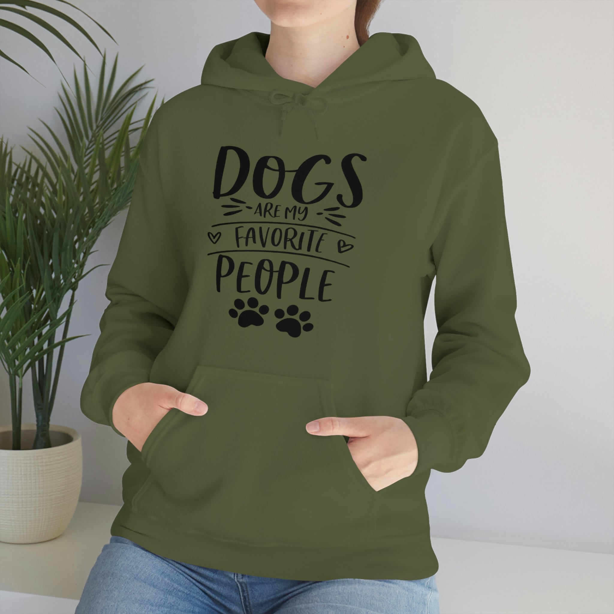 Dogs Are My Favorite People - Unisex Heavy Blend™ Hooded Sweatshirt