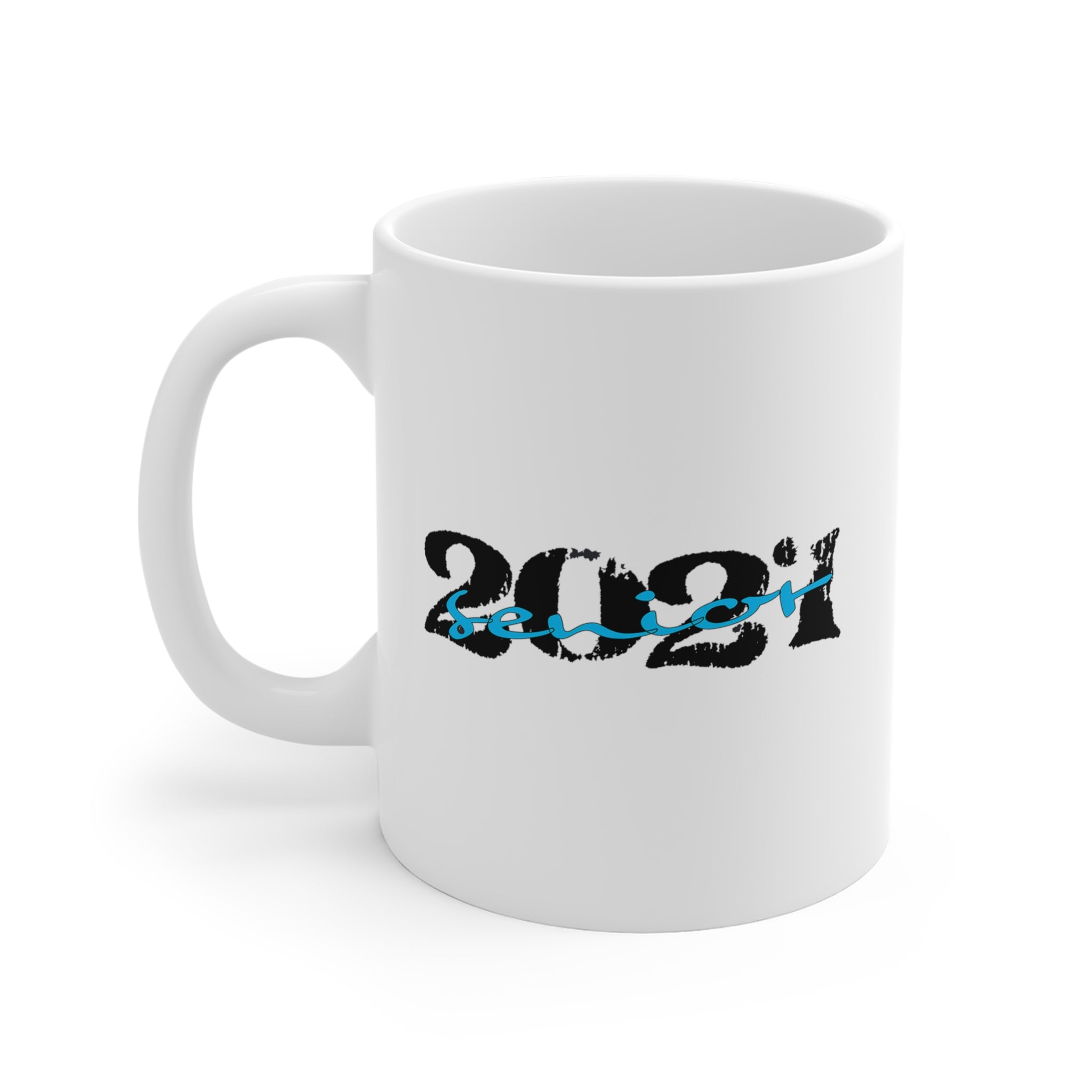 Senior With Class Year Customizable - White Ceramic Mug 2 sizes Available