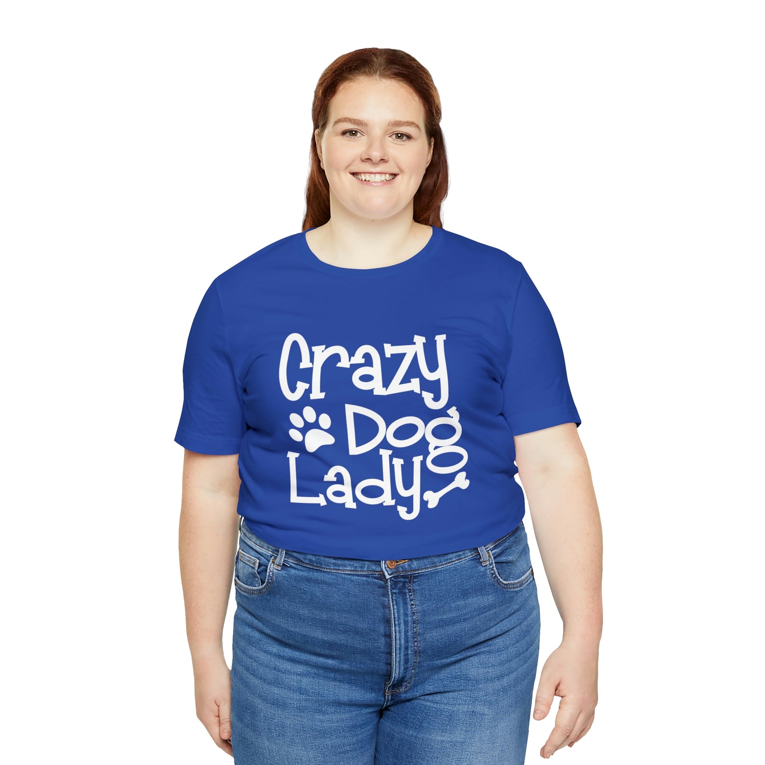 Crazy Dog Lady - Unisex Jersey Short Sleeve Tee