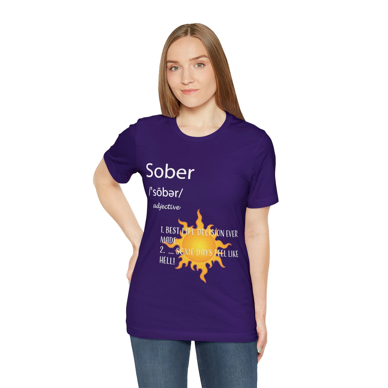 Sober - Unisex Jersey Short Sleeve Tee