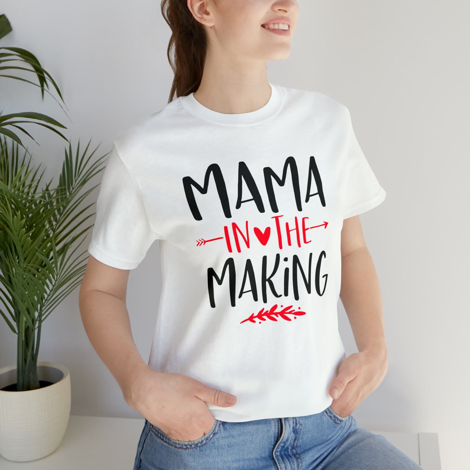 Mama In The Making - Unisex Jersey Short Sleeve Tee