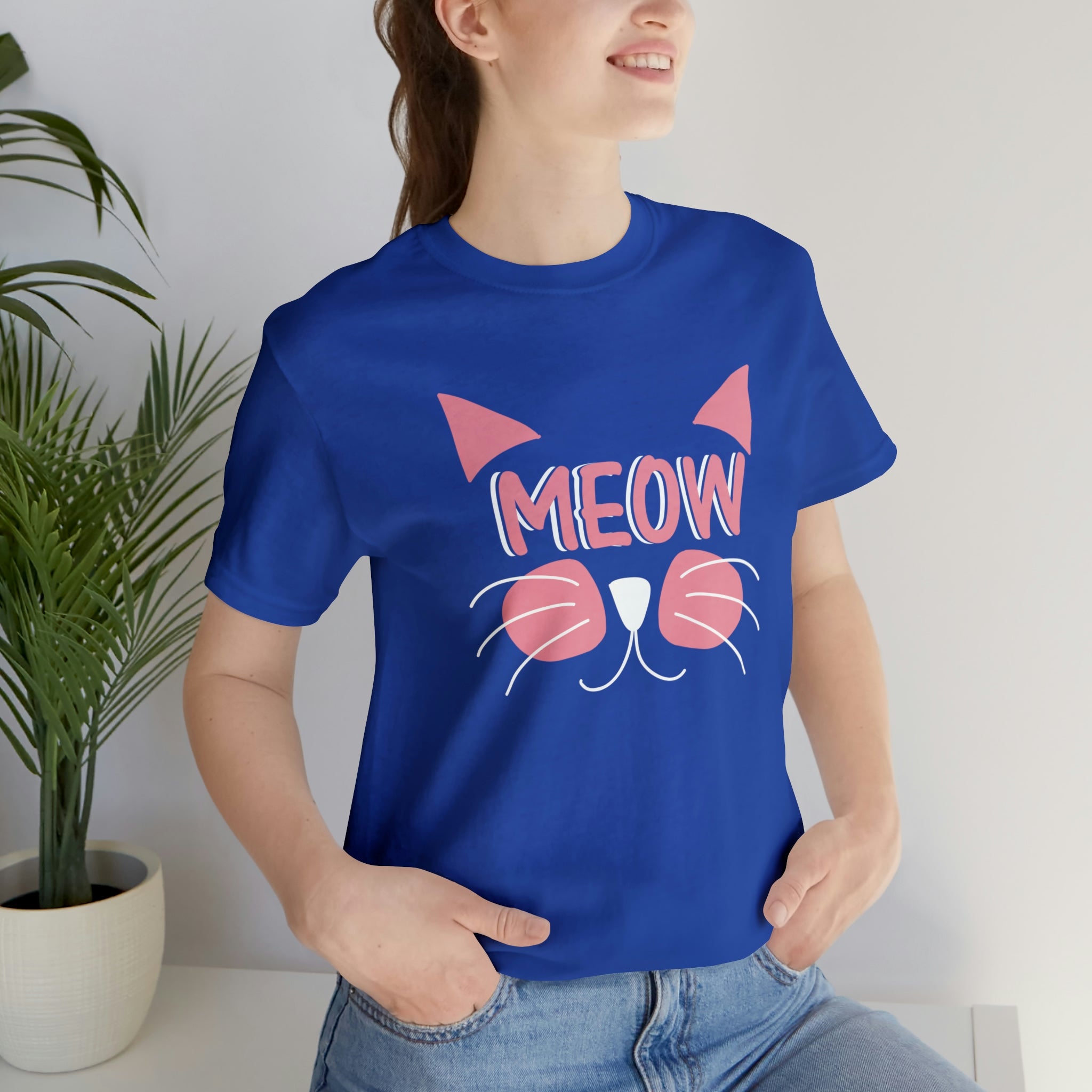 Meow - Unisex Jersey Short Sleeve Tee