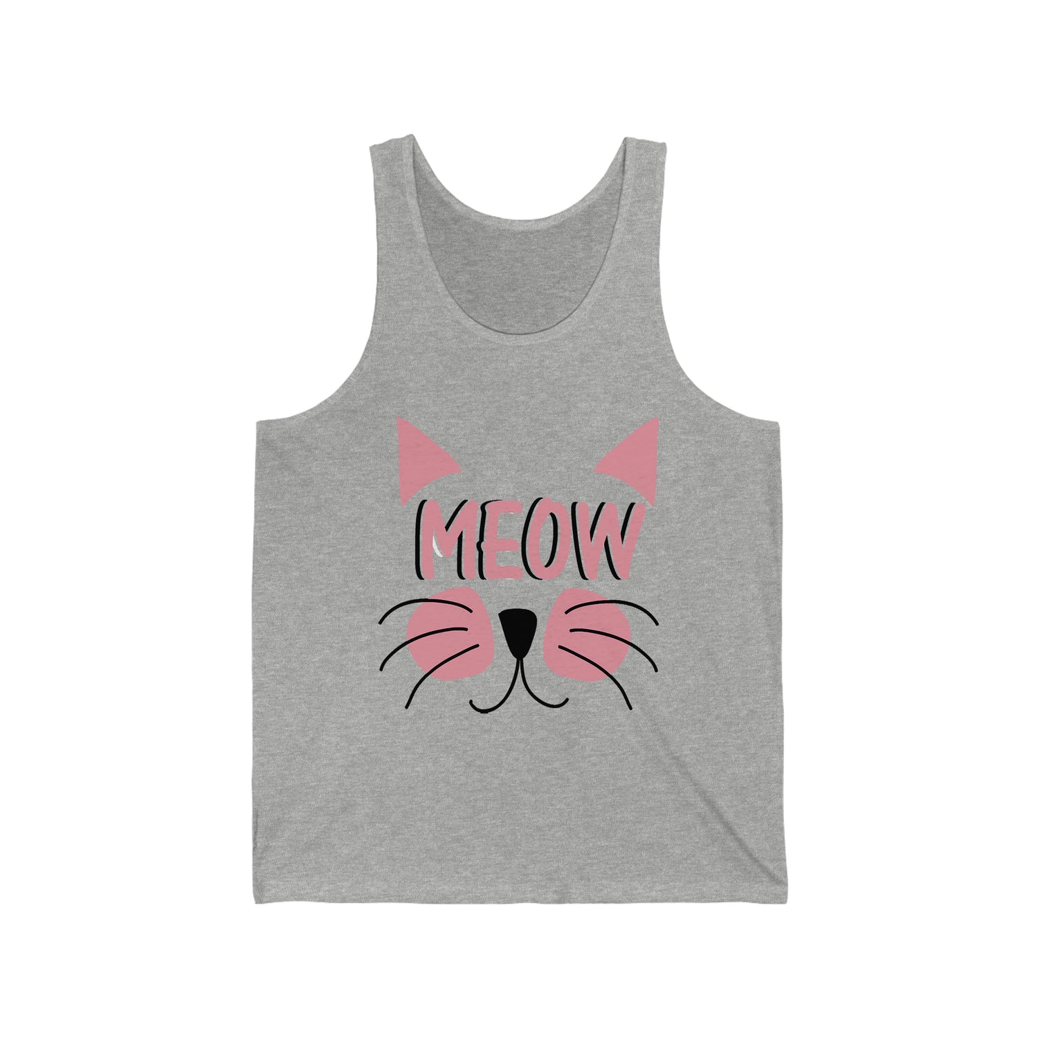 Meow - Unisex Jersey Tank Top