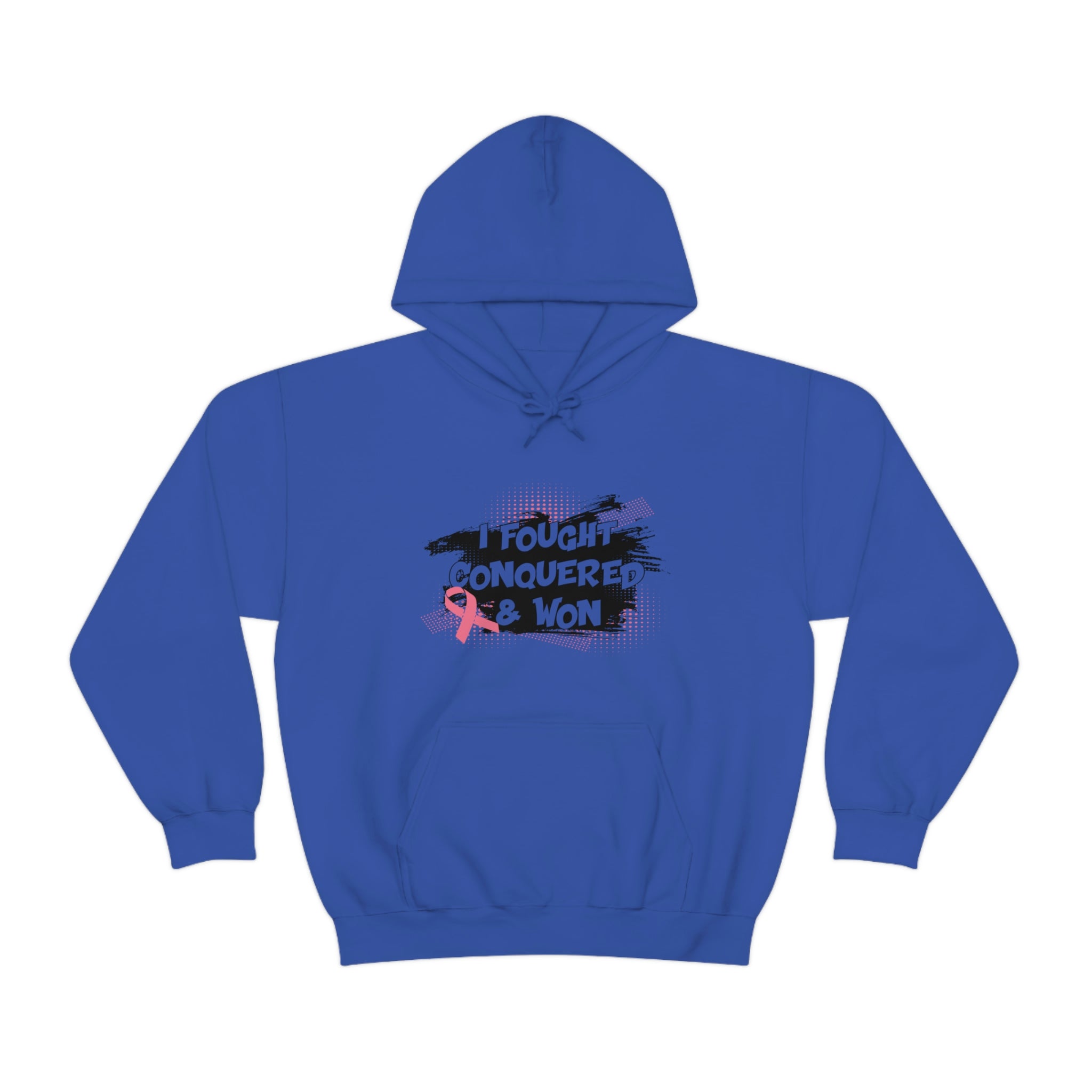 I Fought Conquered & Won - Unisex Heavy Blend™ Hooded Sweatshirt