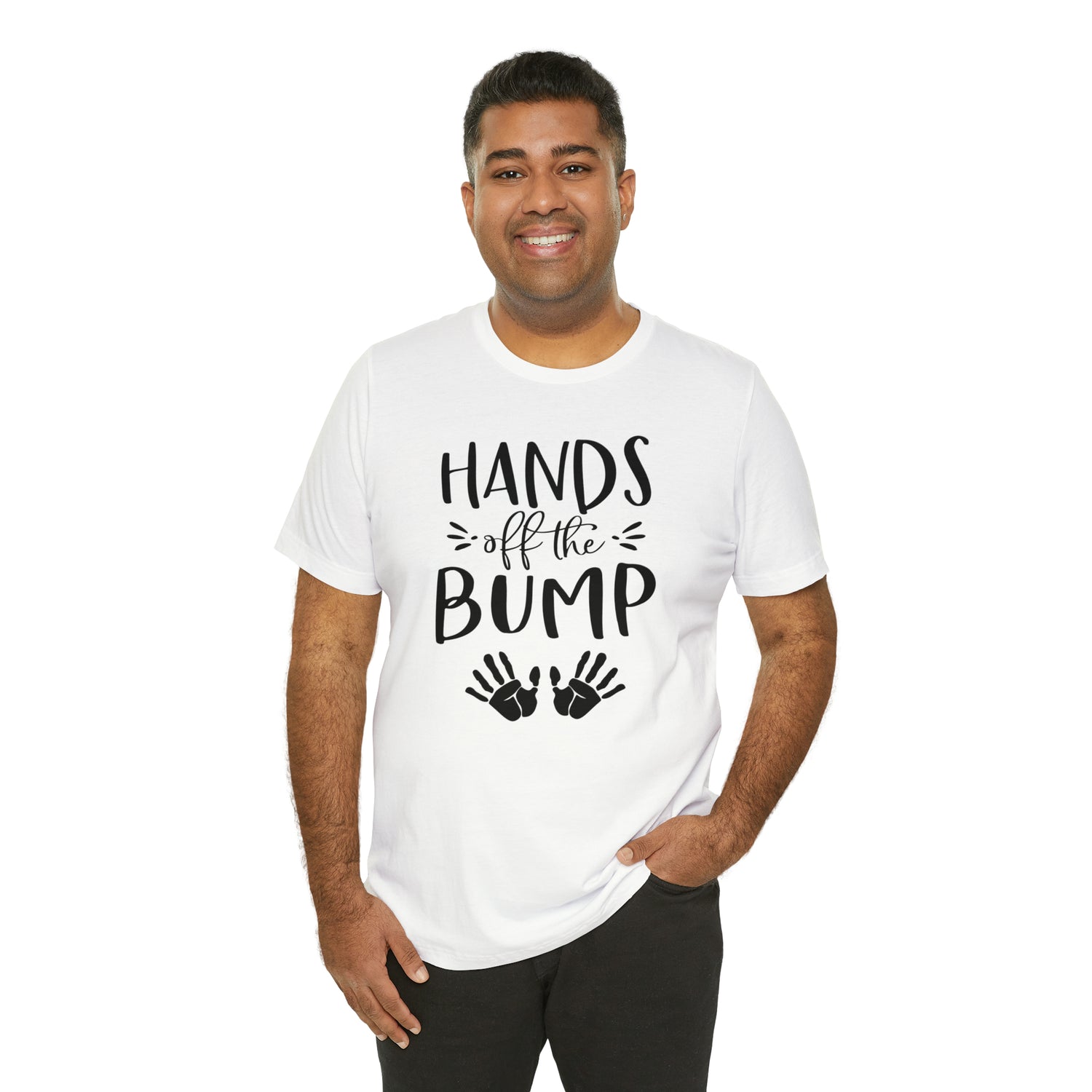 Hands Off The Bump - Unisex Jersey Short Sleeve Tee