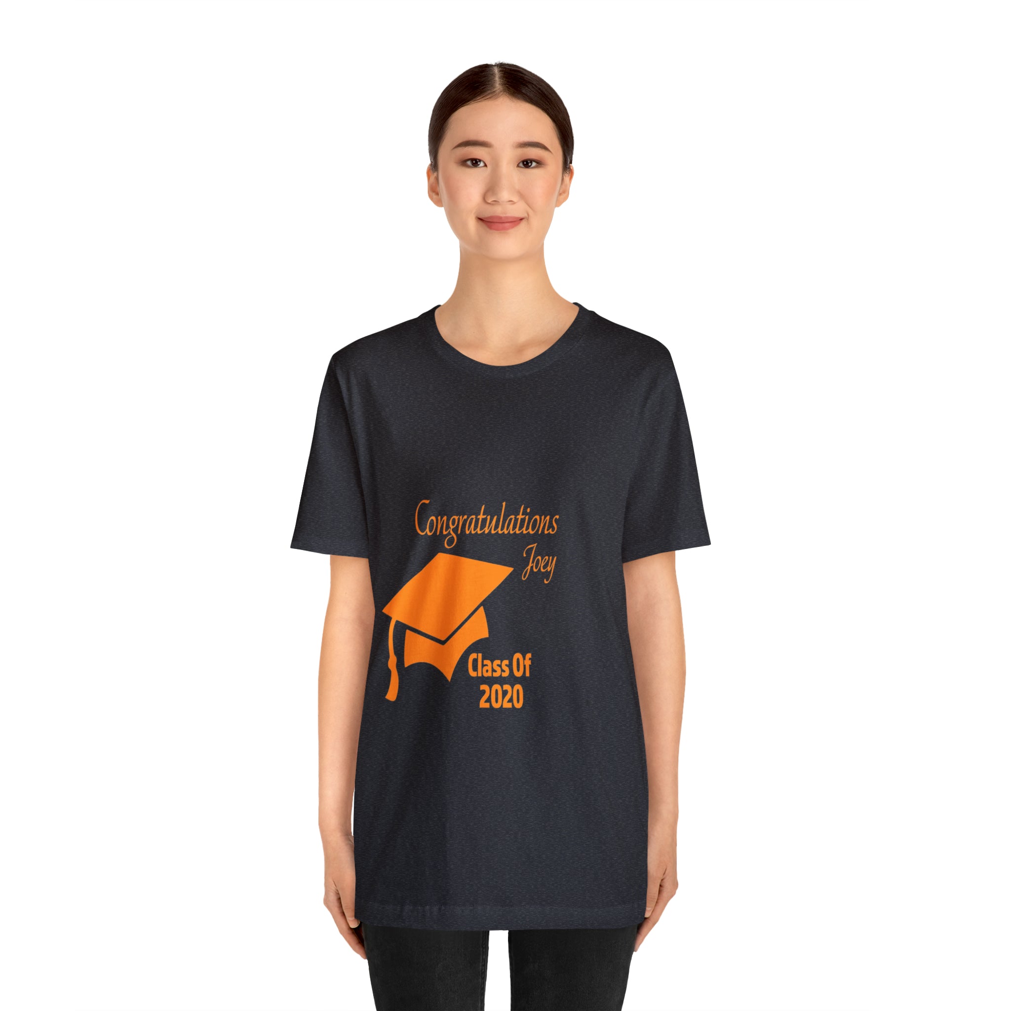 Congratulations With Year & Name Customizable - Unisex Jersey Short Sleeve Tee