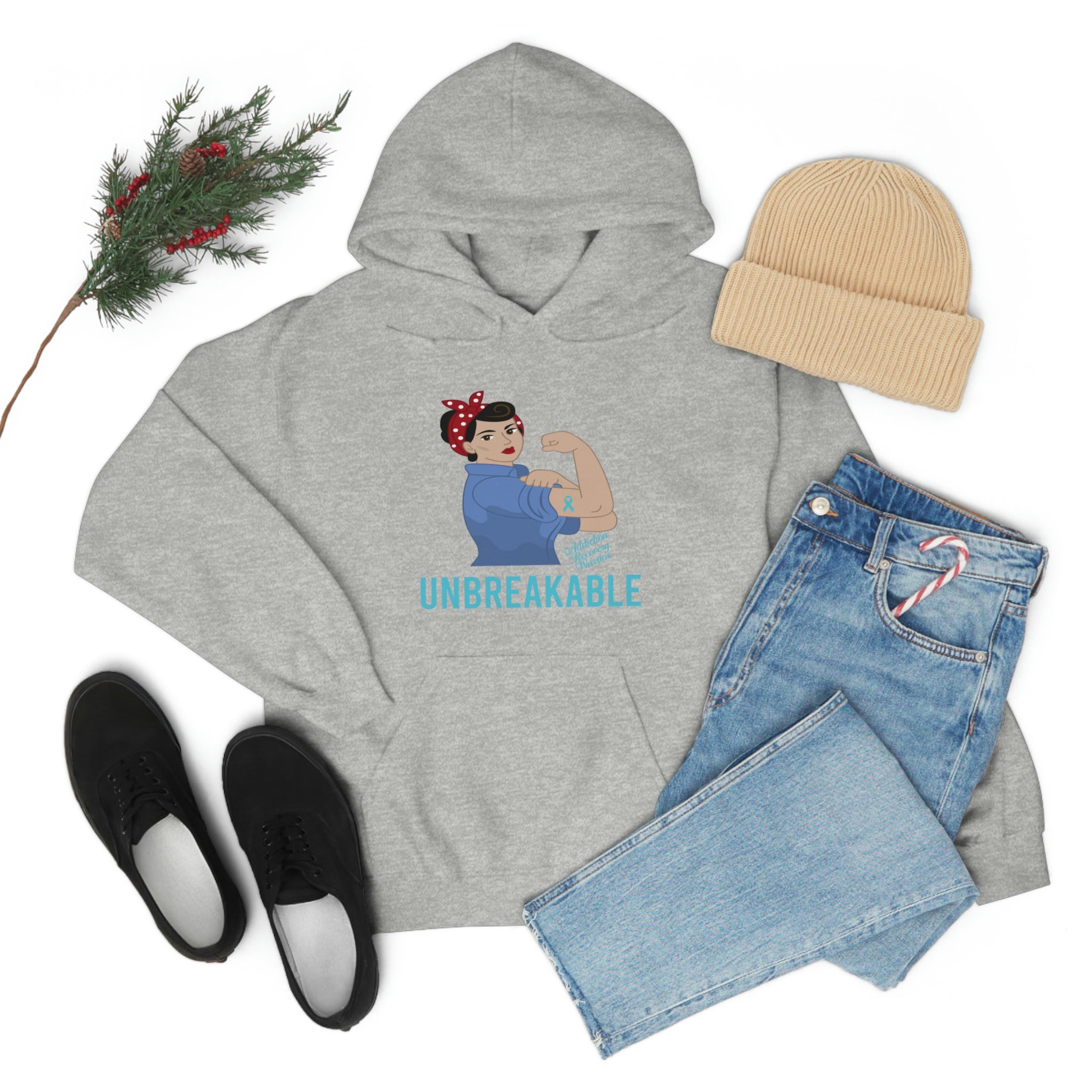 Unbreakable - Unisex Heavy Blend™ Hooded Sweatshirt