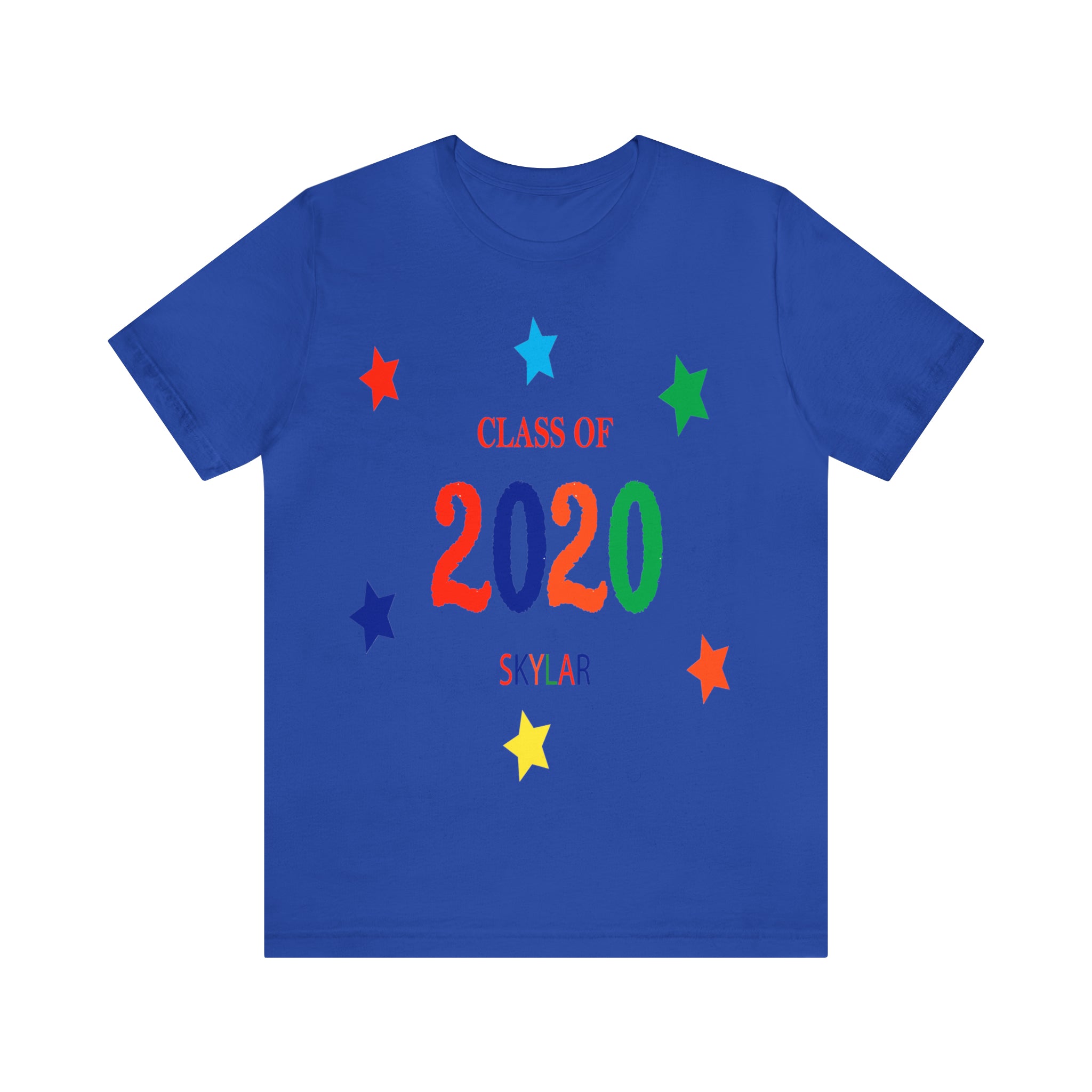Customizable Class of Year & Name - Unisex Jersey Short Sleeve Tee