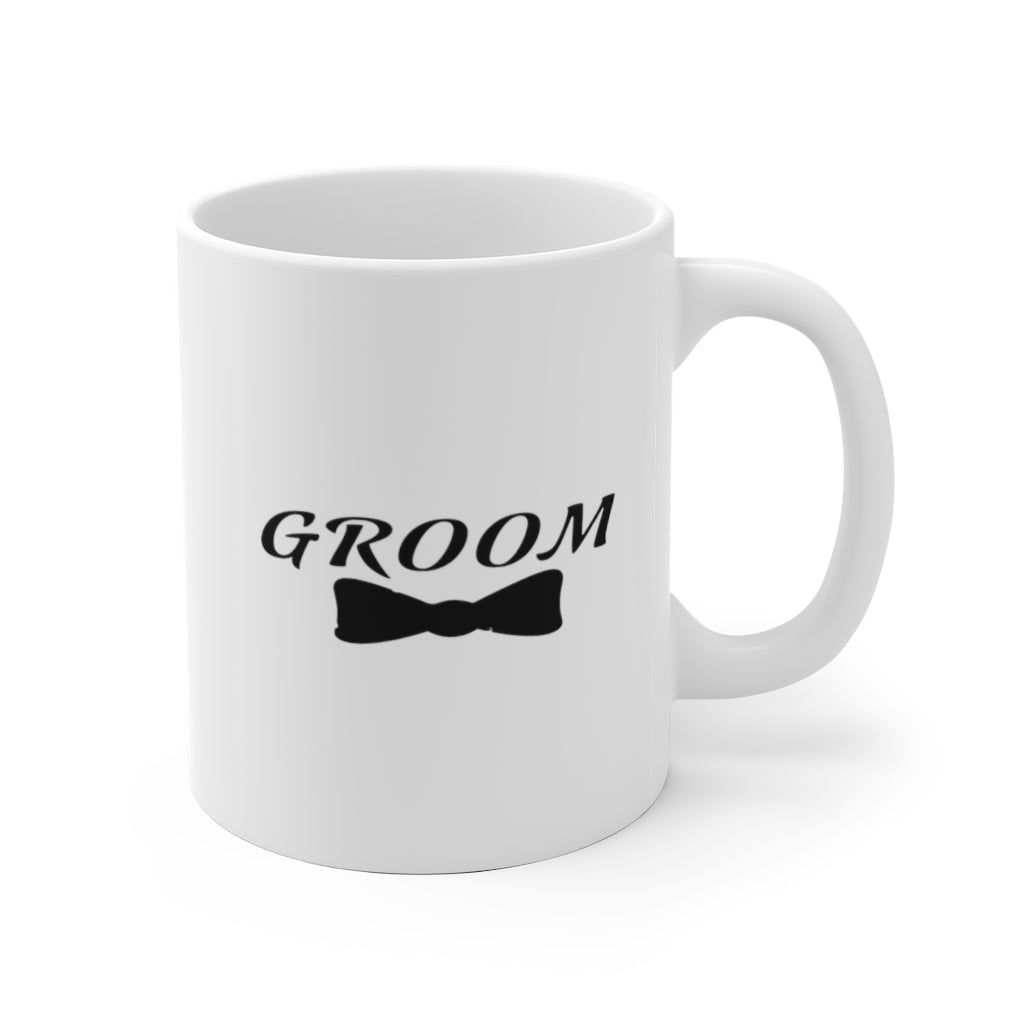 Groom - White Ceramic Mug 2 sizes Available