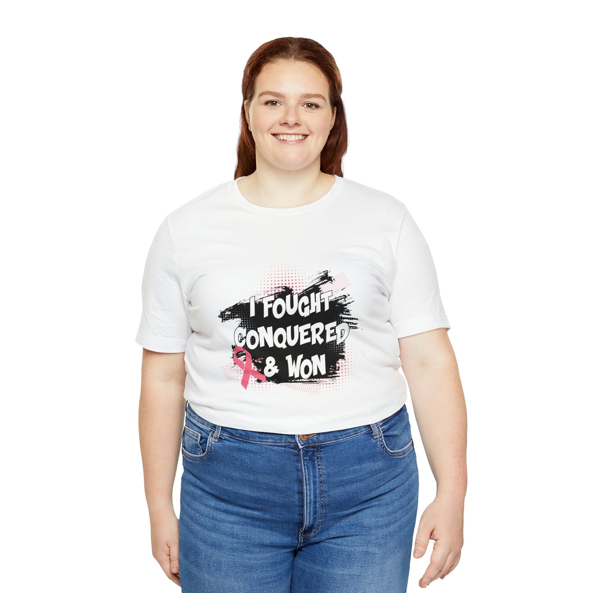 I Fought Conquered & Won - Unisex Jersey Short Sleeve Tee