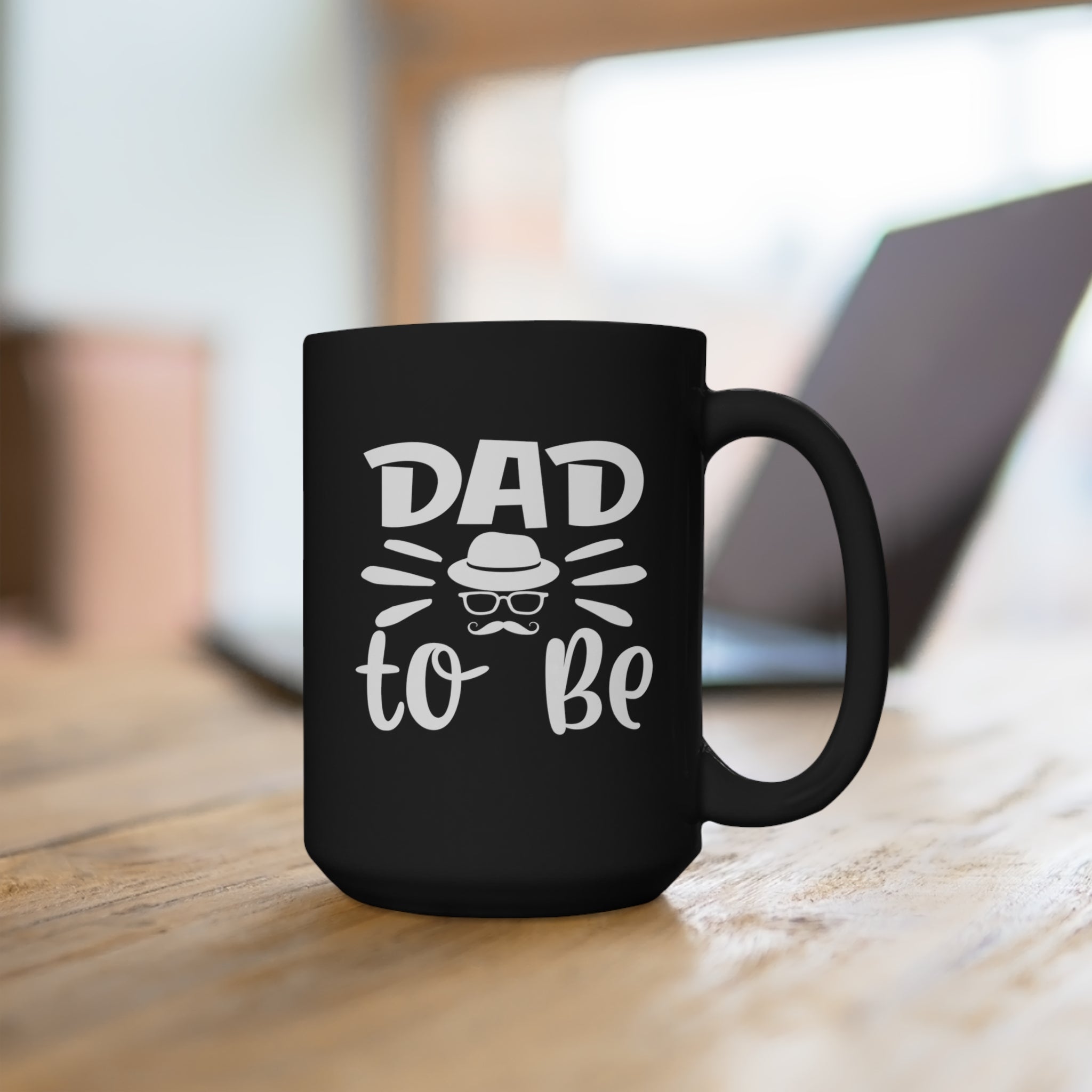 Dad To Be - Large 15oz Black Mug