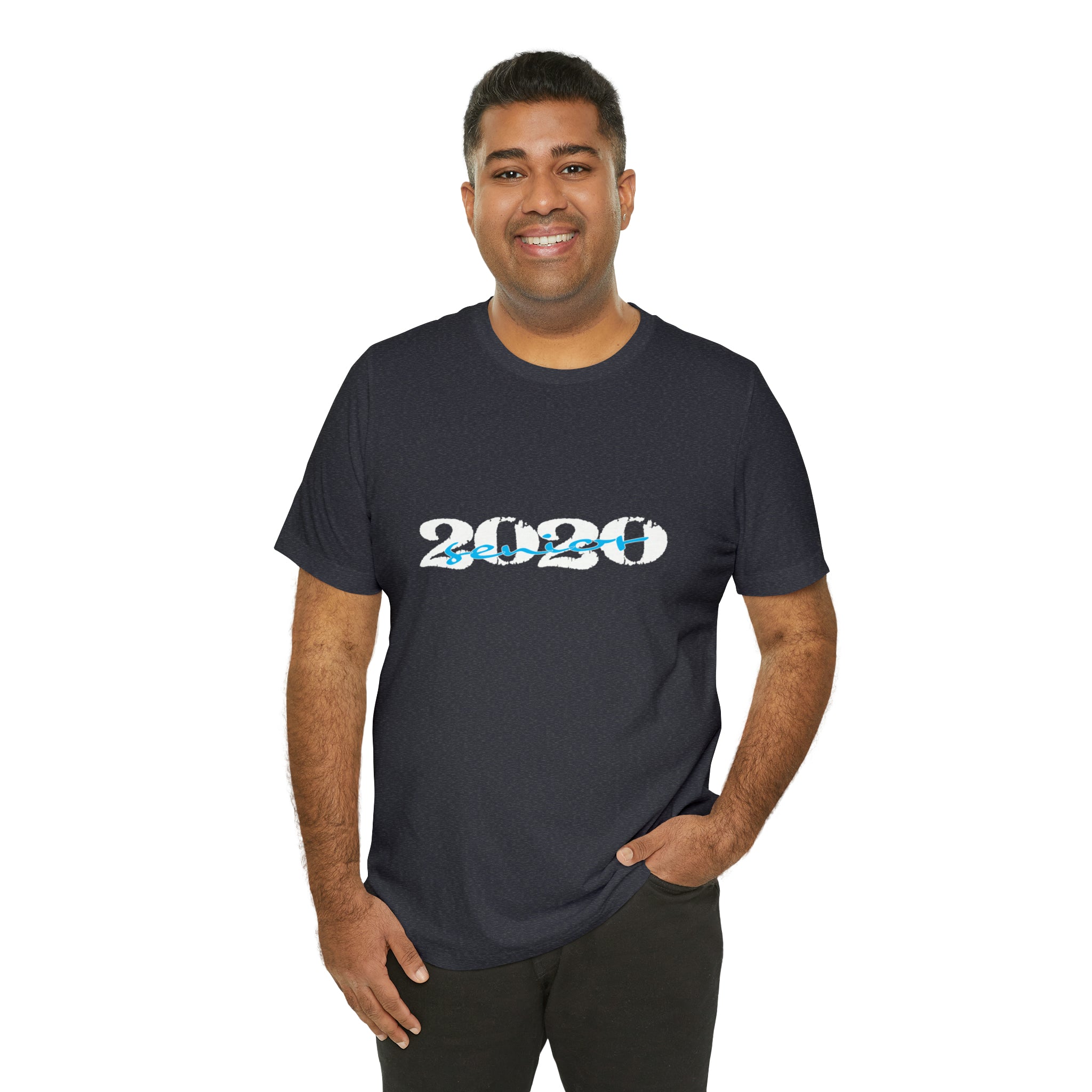 Senior With Class Year Customizable - Unisex Jersey Short Sleeve Tee