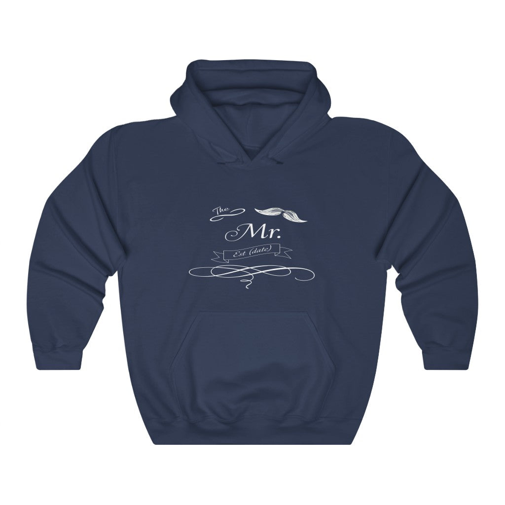 The Mr. Established Wedding Date Customizable - Unisex Heavy Blend™ Hooded Sweatshirt