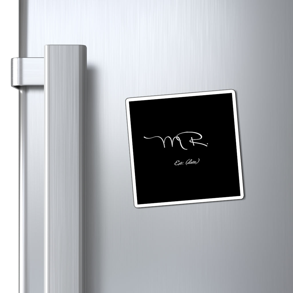 Mr. Established Wedding Date Customizable - Magnet