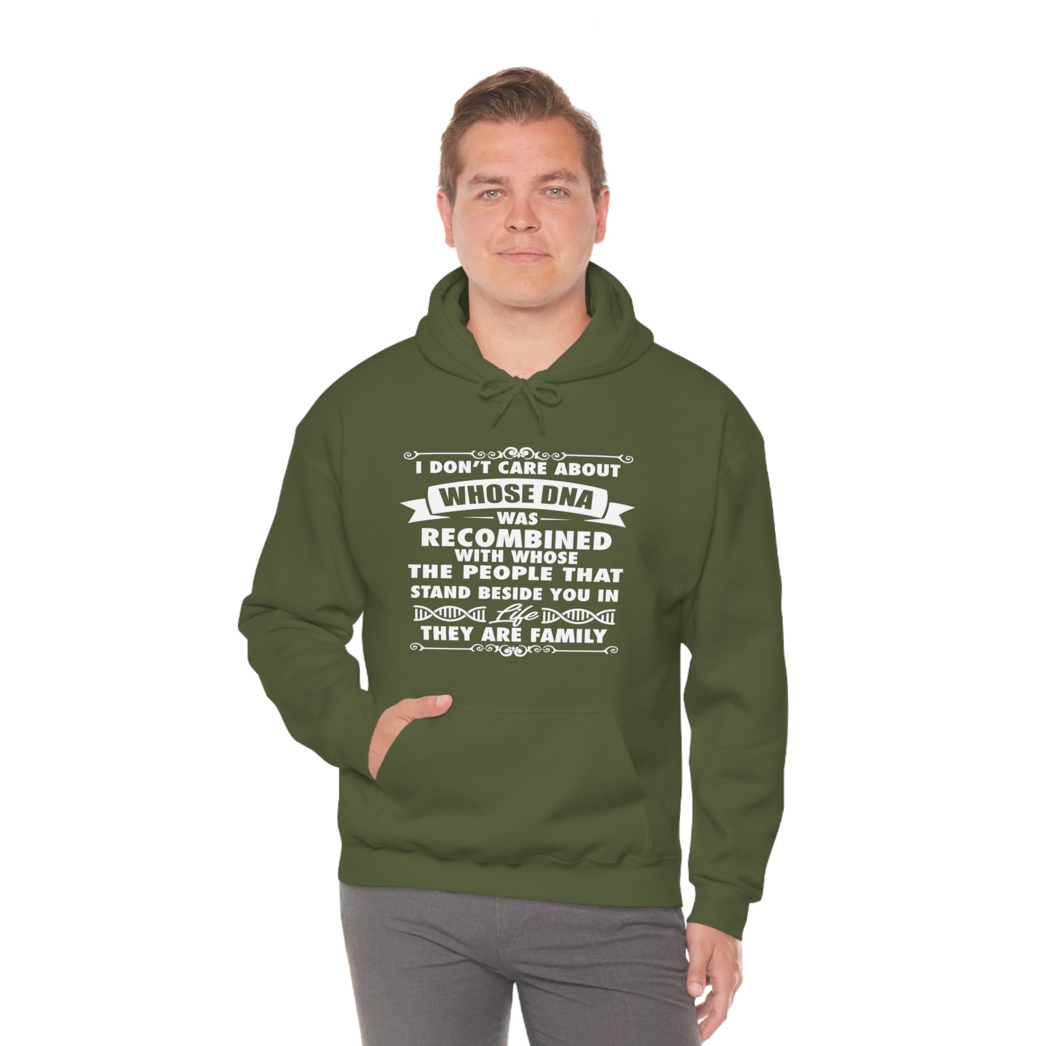 People That Stand Beside You Are Family - Unisex Heavy Blend™ Hooded Sweatshirt